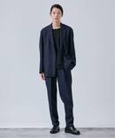 《2点セット》ウールライク リラックスジャケット セットアップ