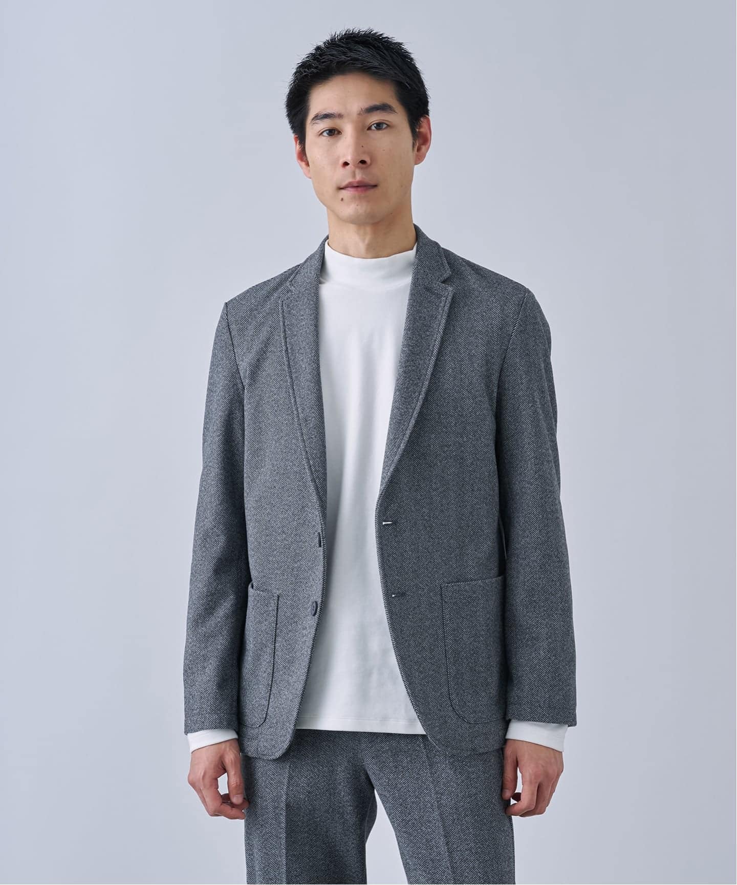 セットアップ 2点セット】LAIDBACK スリムスーツ（その他ジャケット