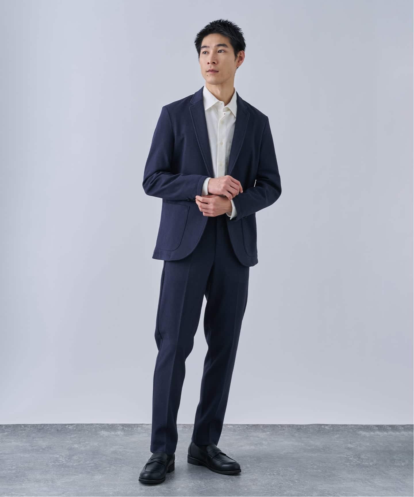 セットアップ 2点セット】LAIDBACK スリムスーツ（その他ジャケット