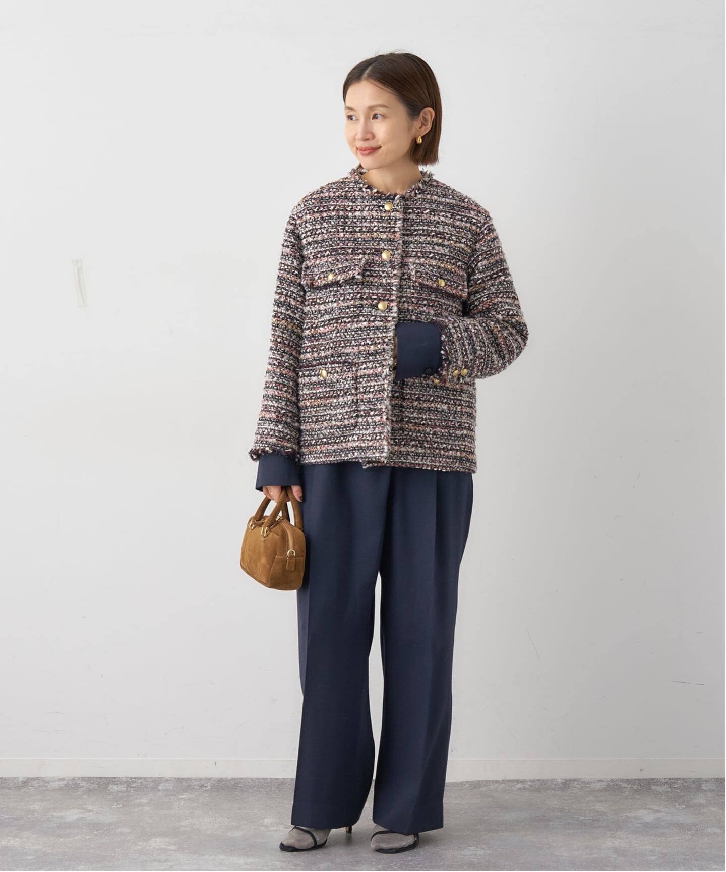 LESAGEツイードジャケット（ノーカラージャケット）｜IENA（イエナ）の