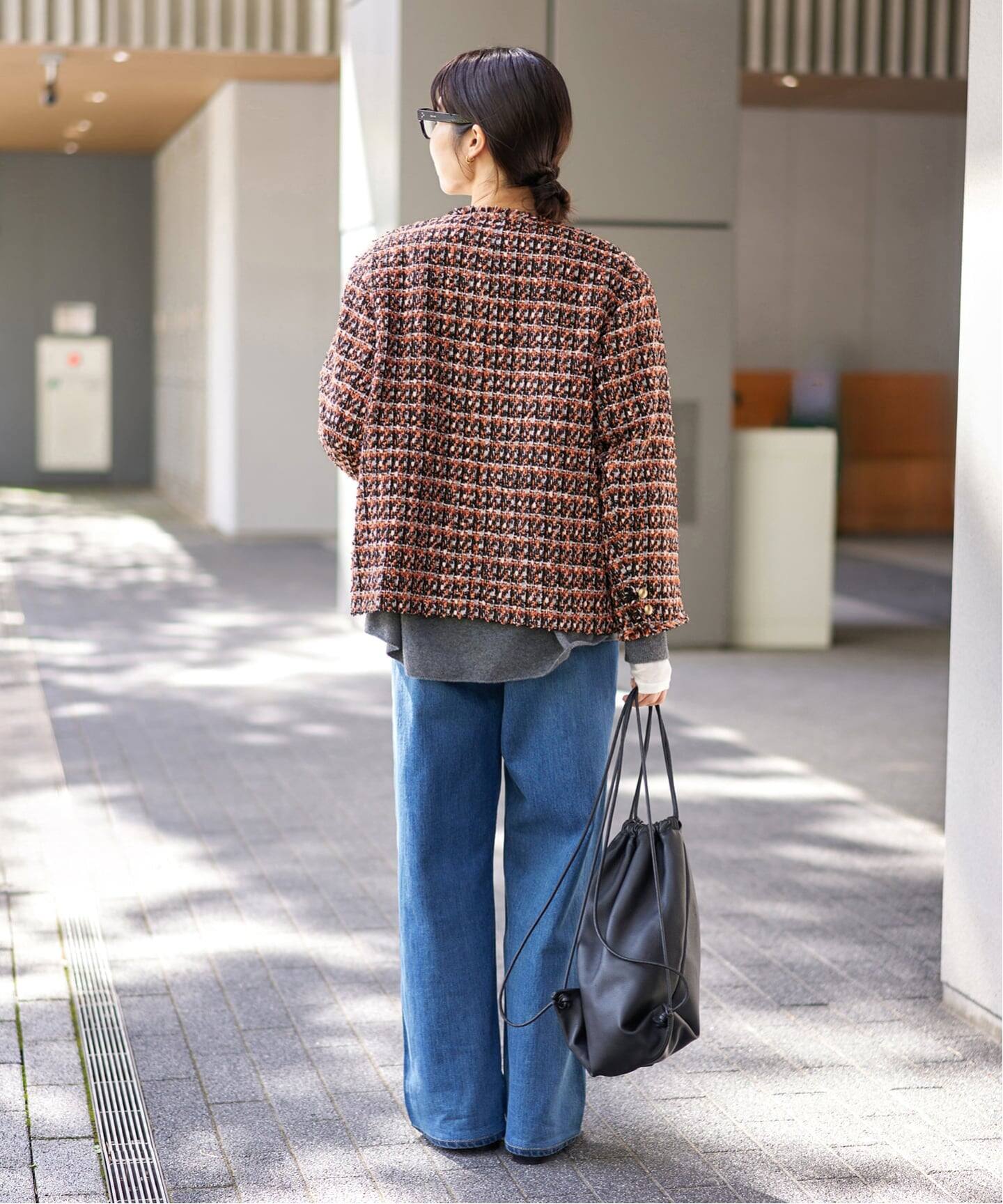 LINTONツイードジャケット（ノーカラージャケット）｜IENA（イエナ）の