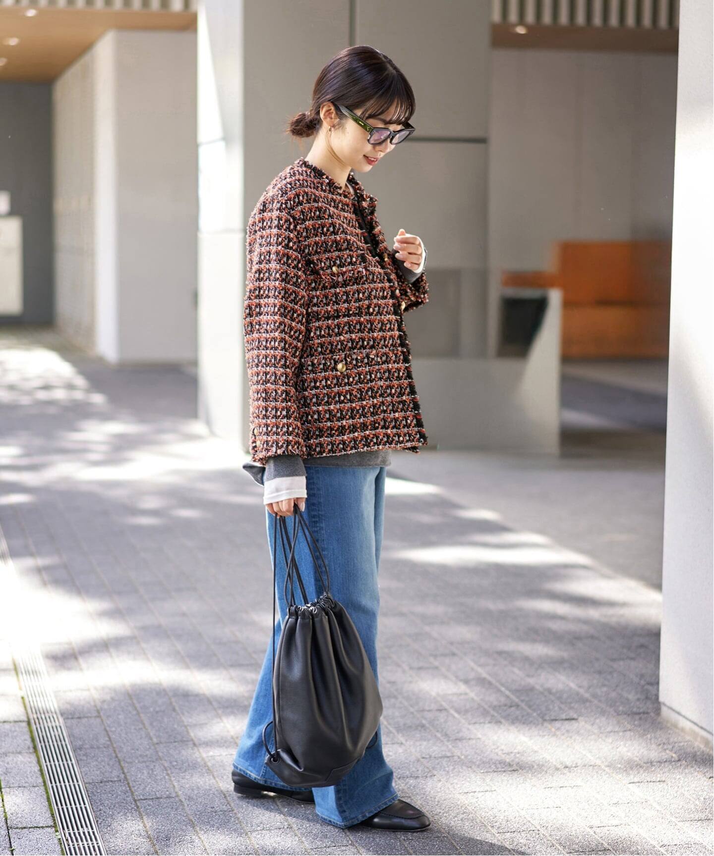 LINTONツイードジャケット（ノーカラージャケット）｜IENA（イエナ）の