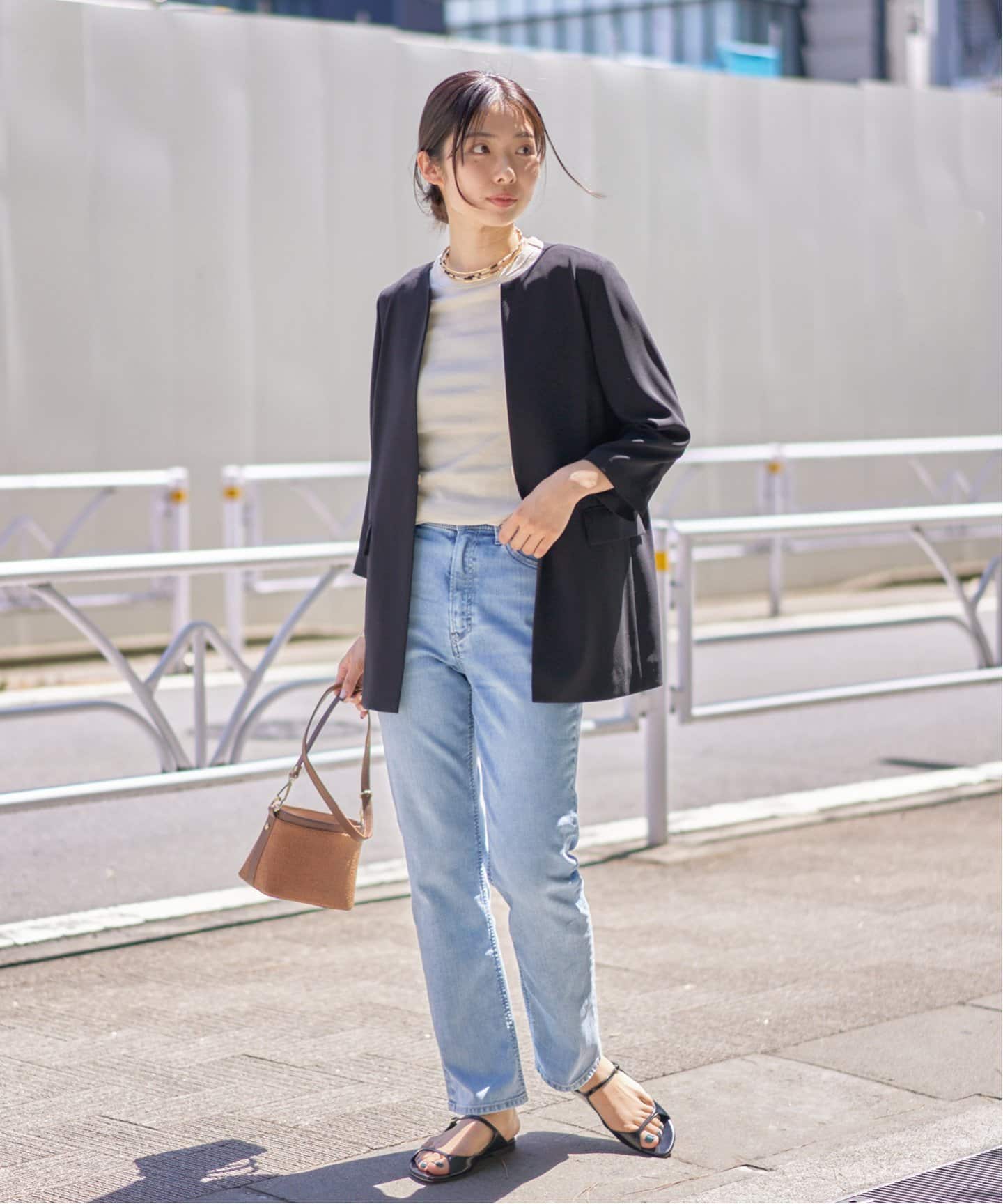 YENN CARDIGAN JACKET カーディガンジャケット Modern カーディガンジャケット（ノーカラージャケット）｜IENA
