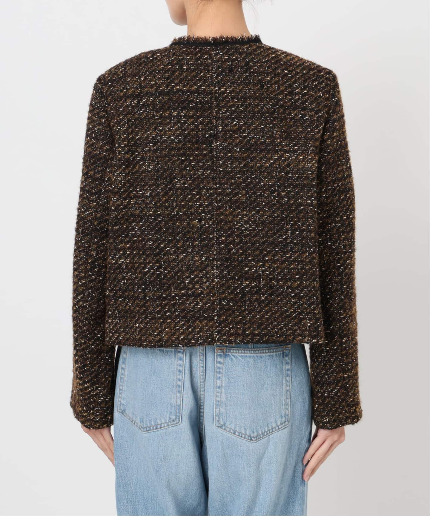 GIOLICA ツイードジャケット（ノーカラージャケット）｜IENA