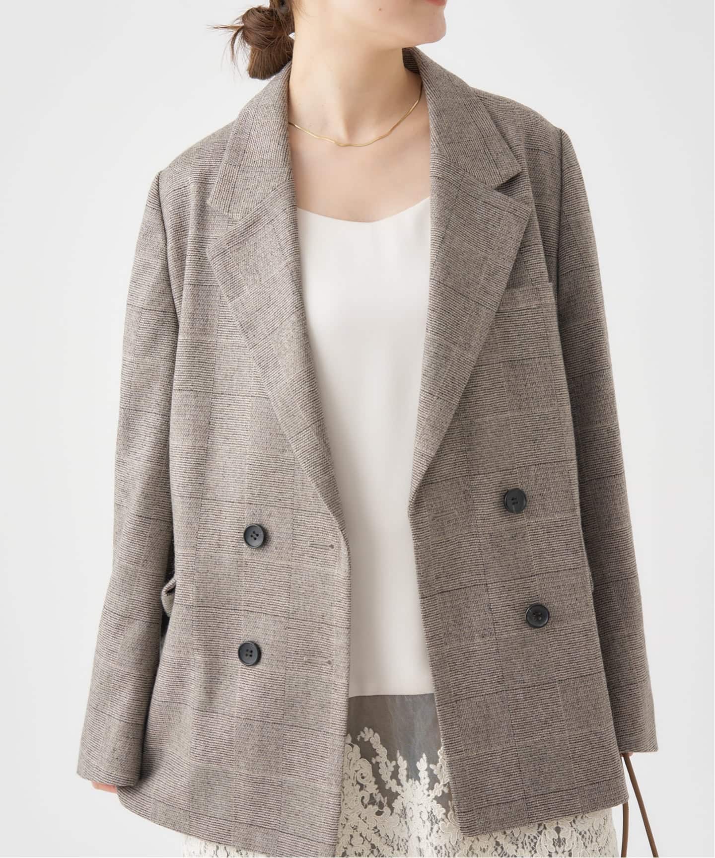 ソフトチェック ジャケット（テーラードジャケット）｜IENA（イエナ