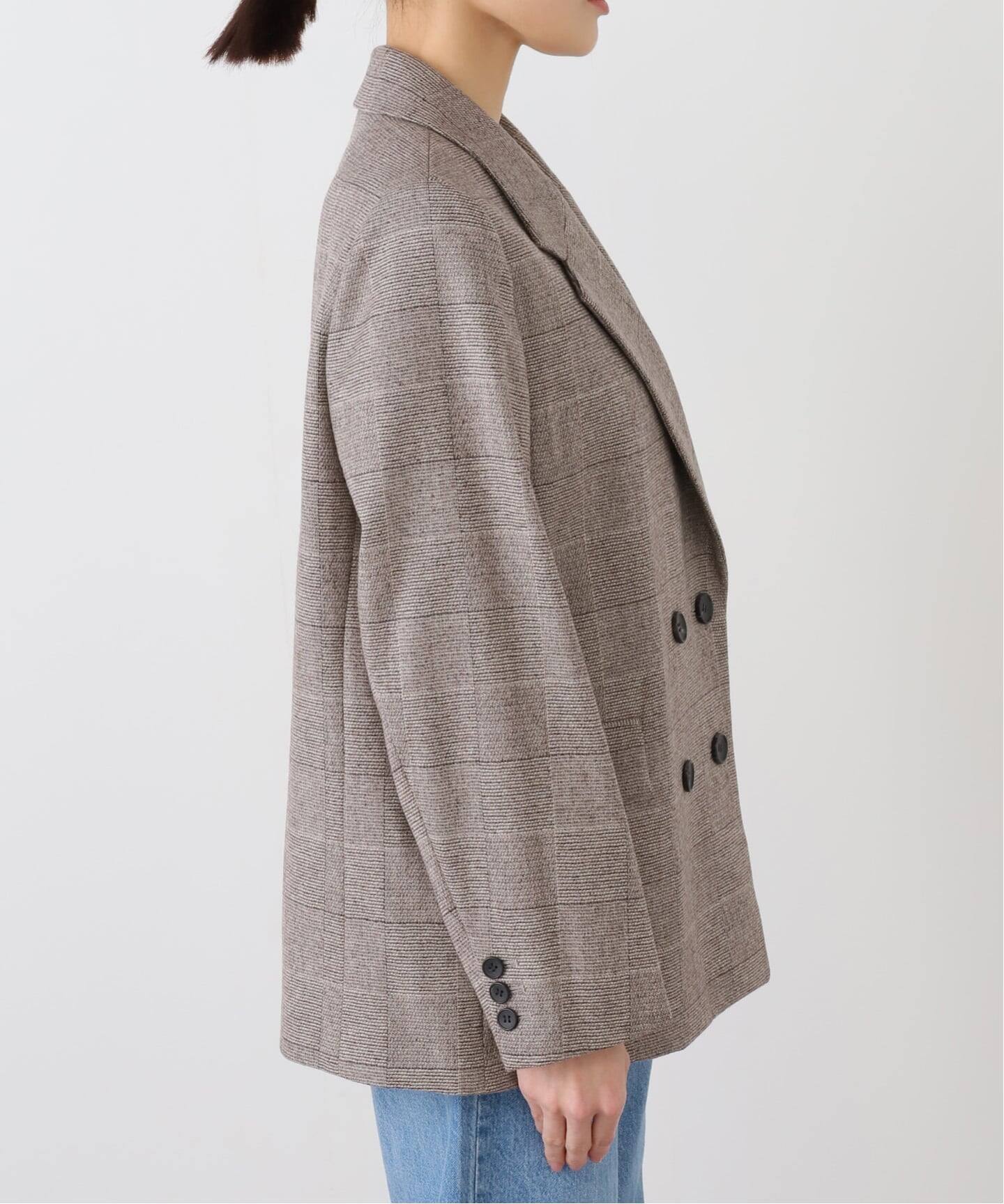 ソフトチェック ジャケット（テーラードジャケット）｜IENA