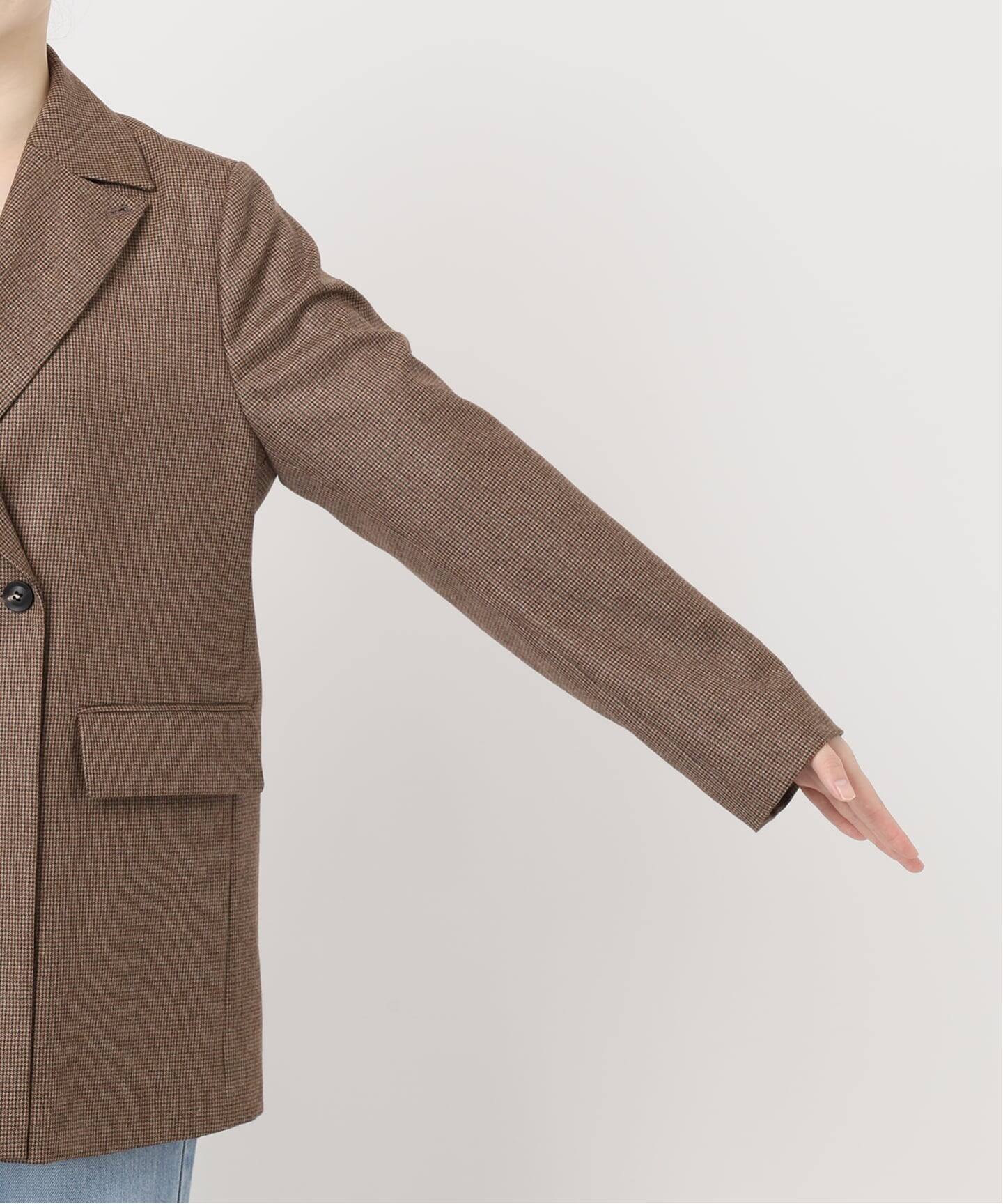 追加》ガンクラブチェックジャケット（テーラードジャケット）｜IENA