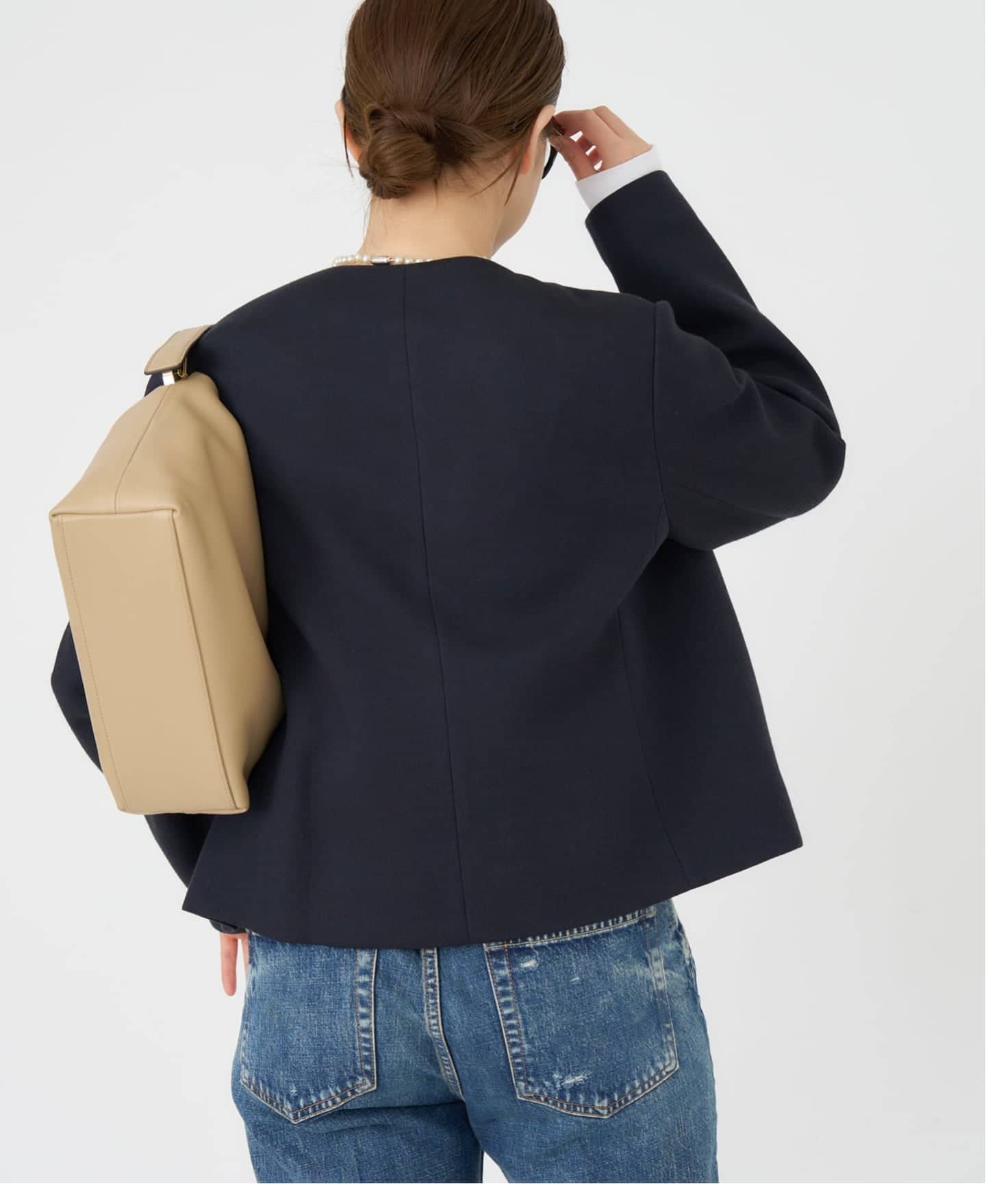 ボンディングジャケット（ノーカラージャケット）｜IENA（イエナ）の