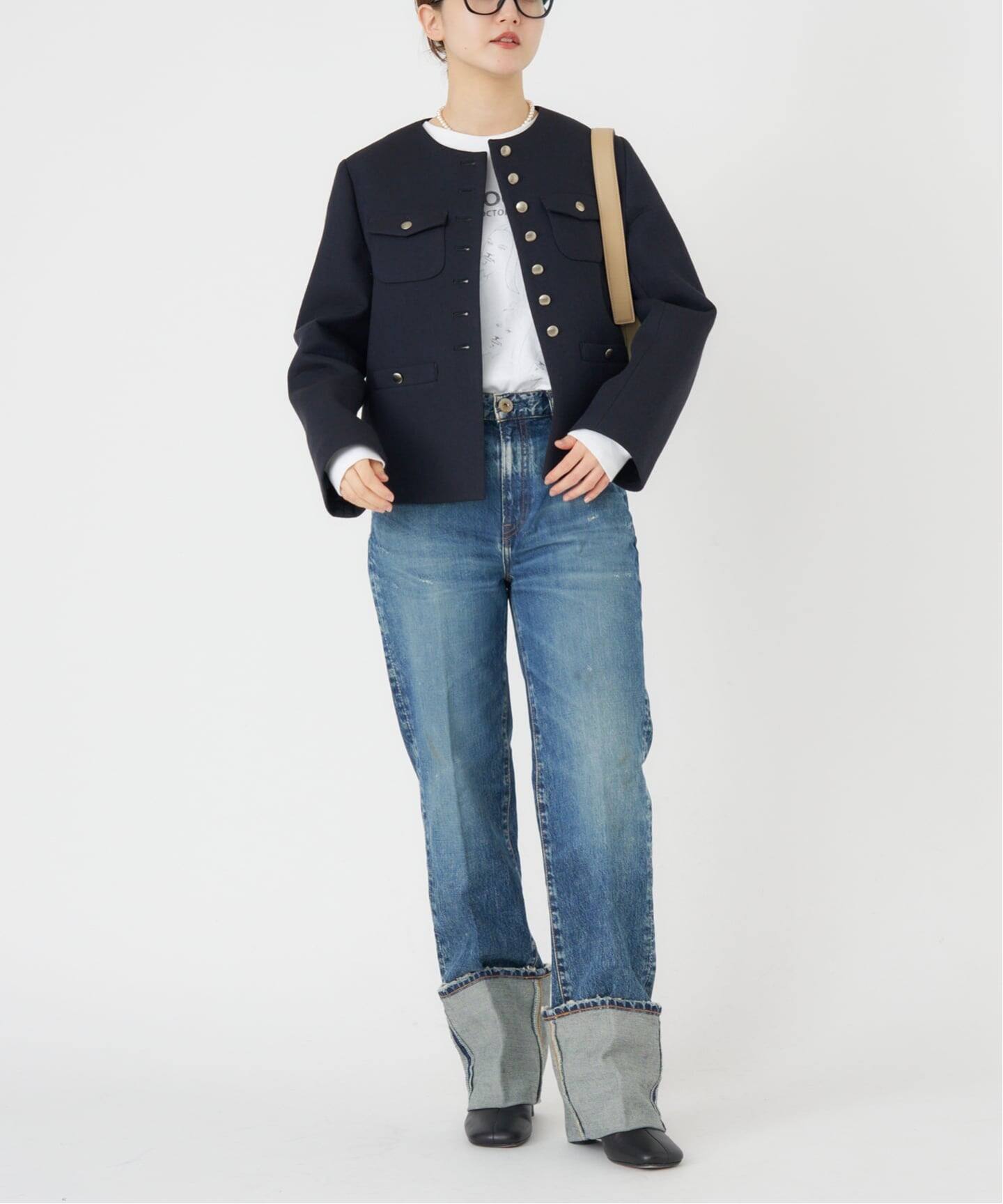 ボンディングジャケット（ノーカラージャケット）｜IENA（イエナ）の