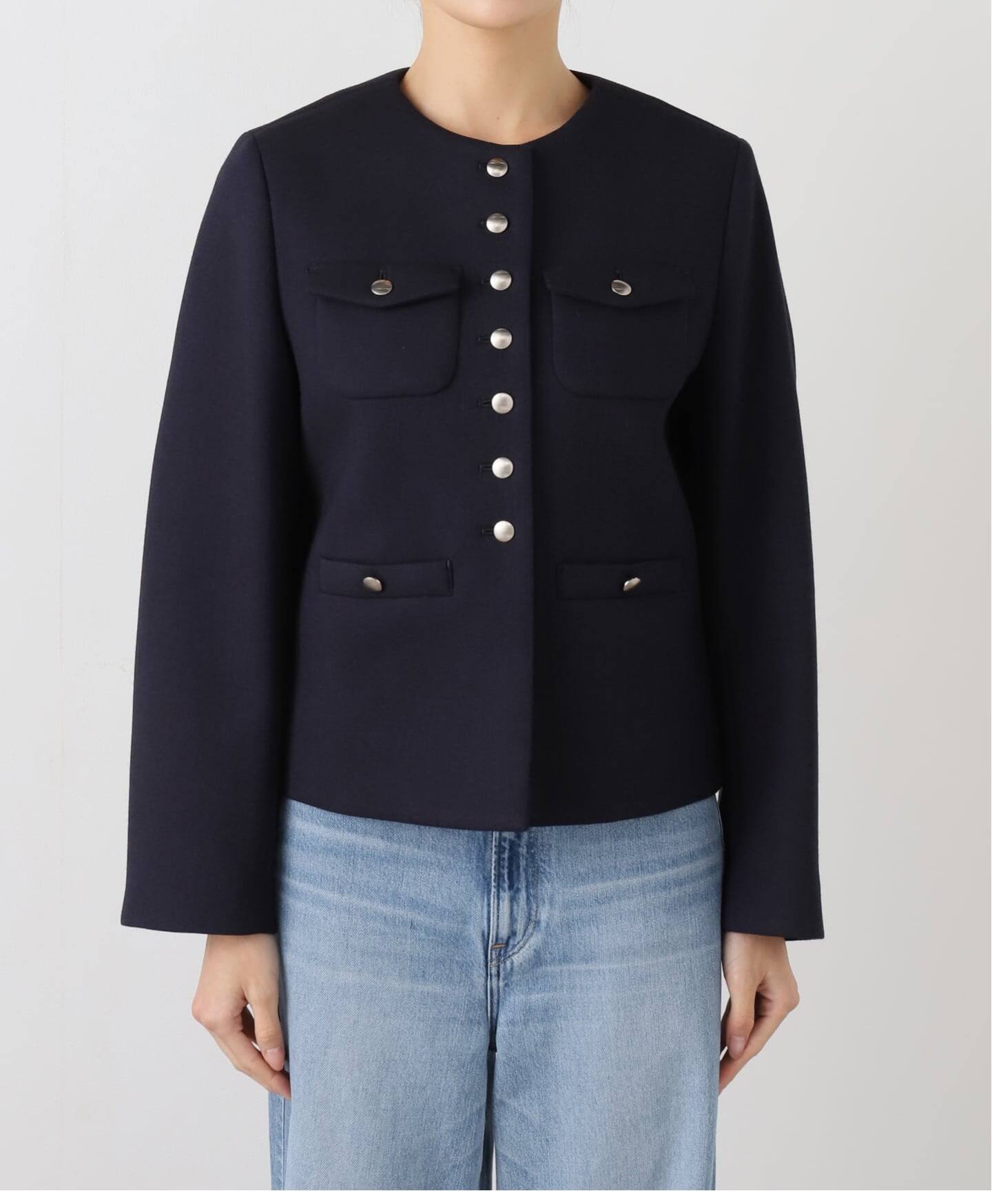 IENA 2025AW 定価5万 ボンディングジャケット ボンディングジャケット（ノーカラージャケット）｜IENA（イエナ）の