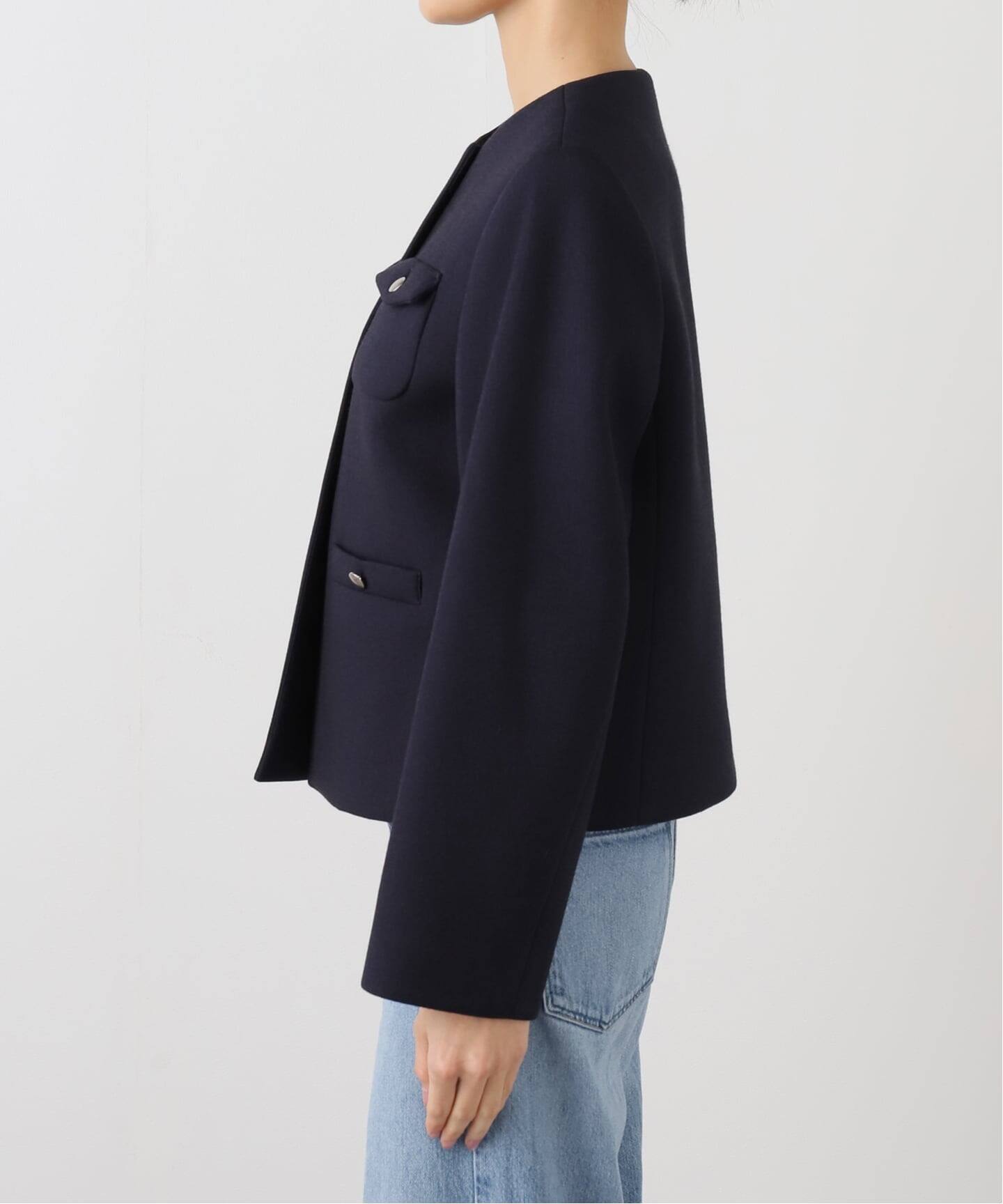 IENA 2025AW 定価5万 ボンディングジャケット ボンディングジャケット（ノーカラージャケット）｜IENA（イエナ）の