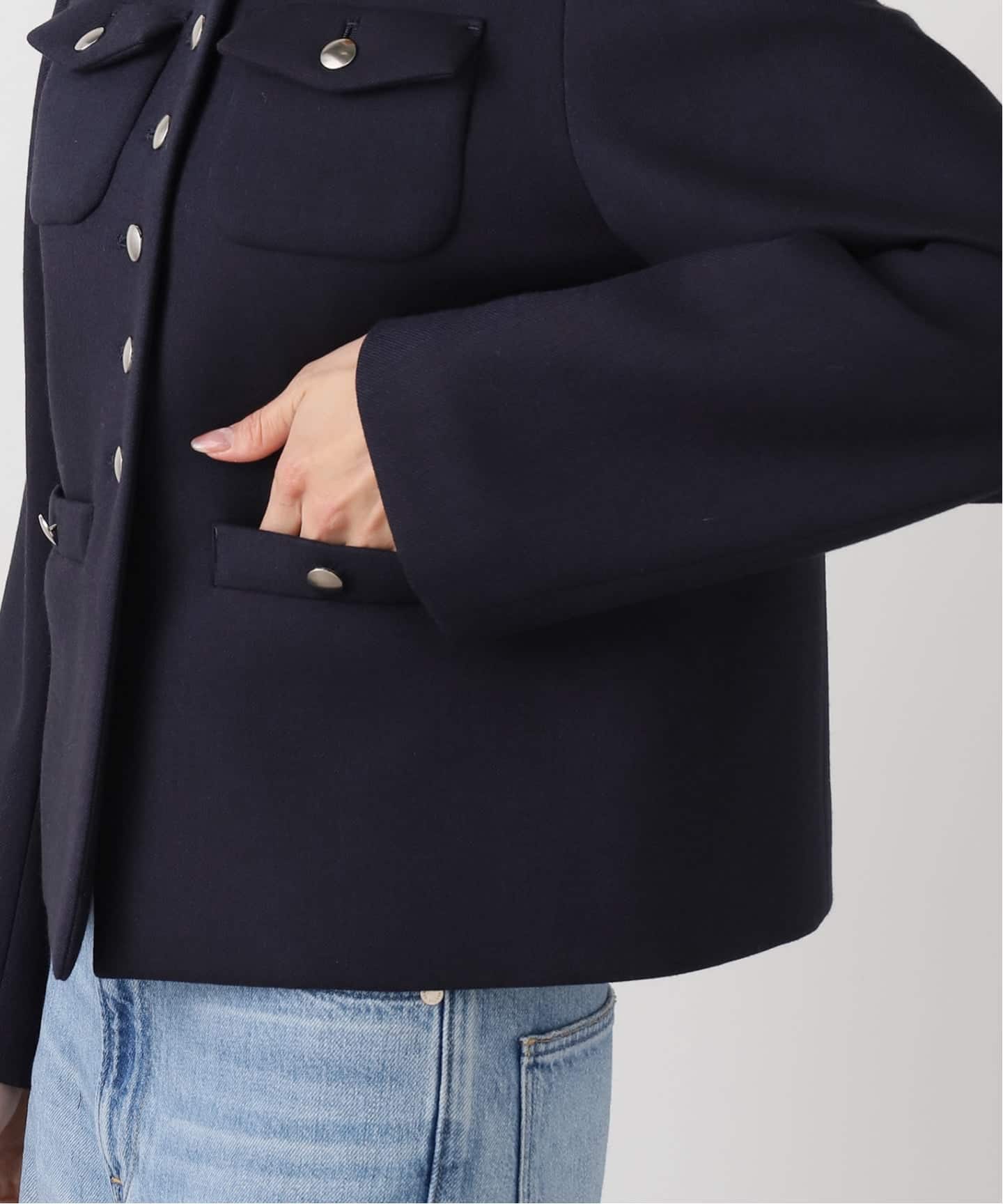 ボンディングジャケット（ノーカラージャケット）｜IENA（イエナ）の