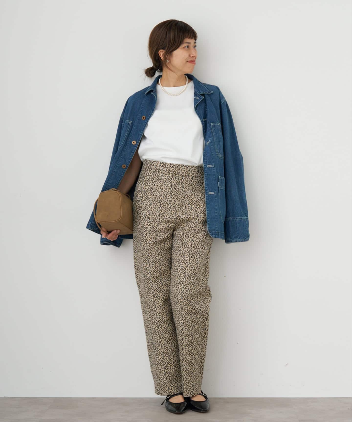 試着のみ美品 SLOB IENA デニムカバーオール ブルー 試着のみ美品 SLOB IENA デニムカバーオール ブルー デニム