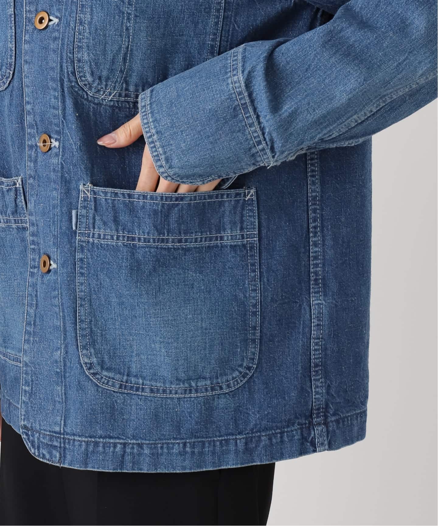 試着のみ美品 SLOB IENA デニムカバーオール ブルー 試着のみ美品 SLOB IENA デニムカバーオール ブルー - メルカリ