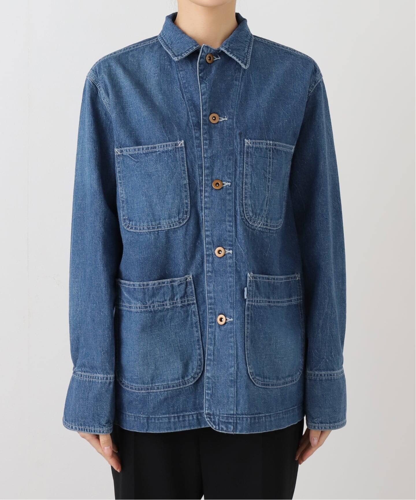 新品　SLOB IENA デニムカバーオール ブルー 新品 SLOB IENA デニムカバーオール ブルー ブルーブルー/BLUE