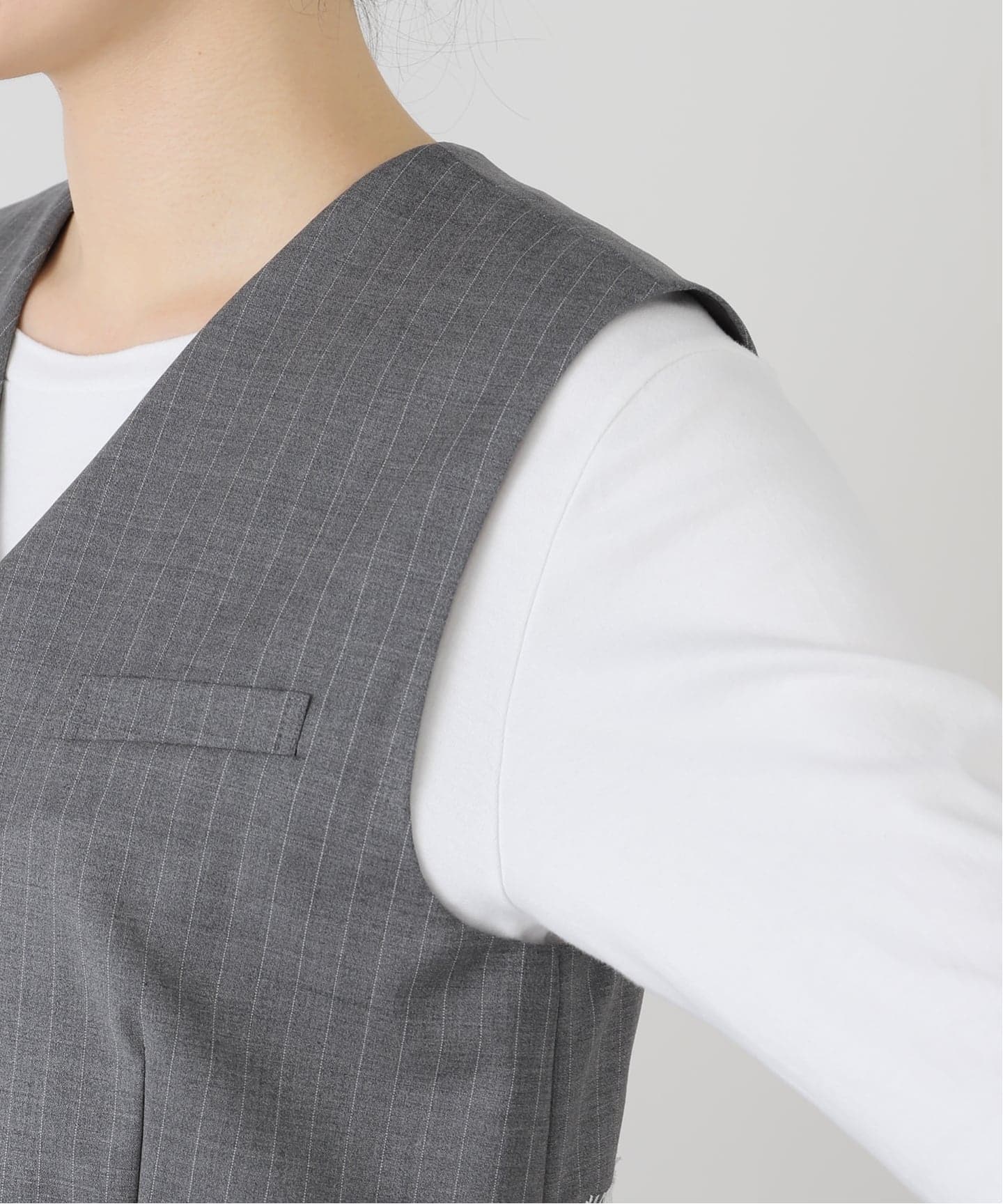 レース ストライプベスト IENA　ヘムレースジレ ヘムレースジレ（ジレ）｜IENA（イエナ）の通販｜BAYCREW'S STORE