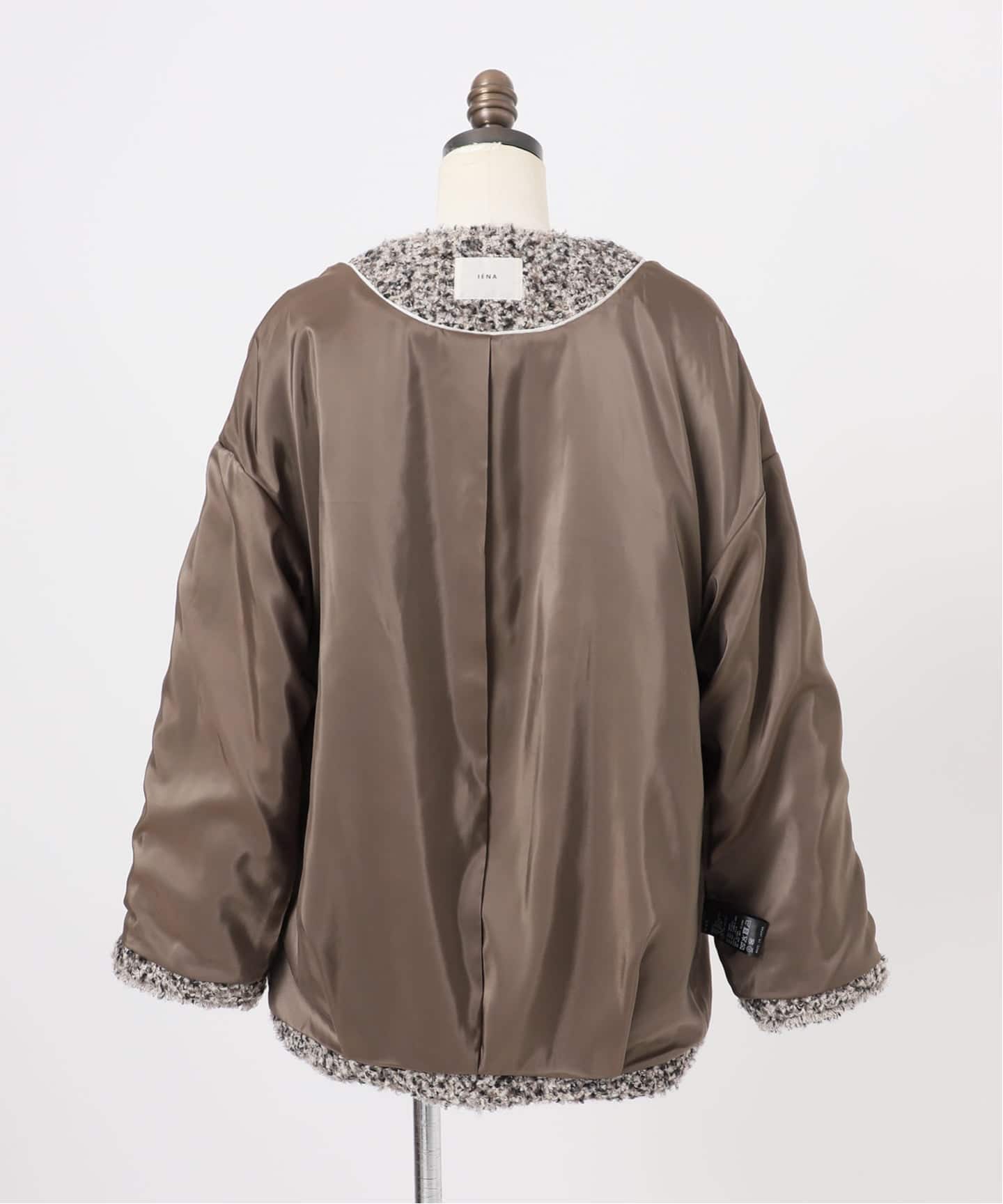 新品未開封＊iena＊2025AW＊ループヤーンノーカラージャケットコート ループヤーンノーカラージャケットコート（ノーカラージャケット