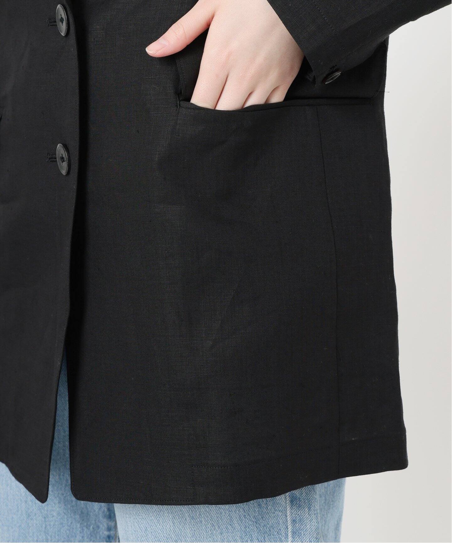 y*o様 ウォッシャブル ソフトリネン2Bジャケット　38 ウォッシャブル ソフトリネン2Bジャケット（テーラードジャケット