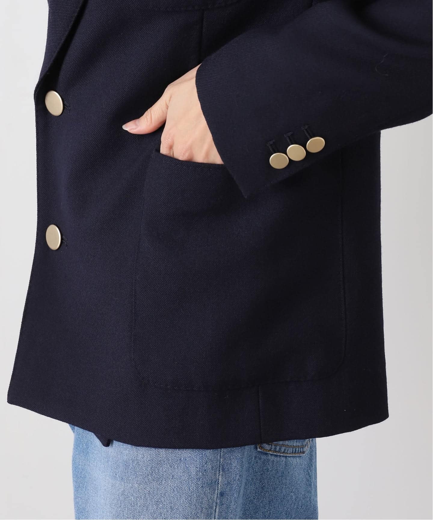 イエナ IENA ウールテーラードジャケット　38 IENA 「IENA」 テーラードジャケット 38 グレー レディース