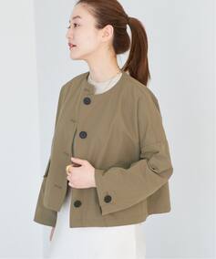 ウェザーノーカラージャケット（ノーカラーコート）｜IENA（イエナ）の 