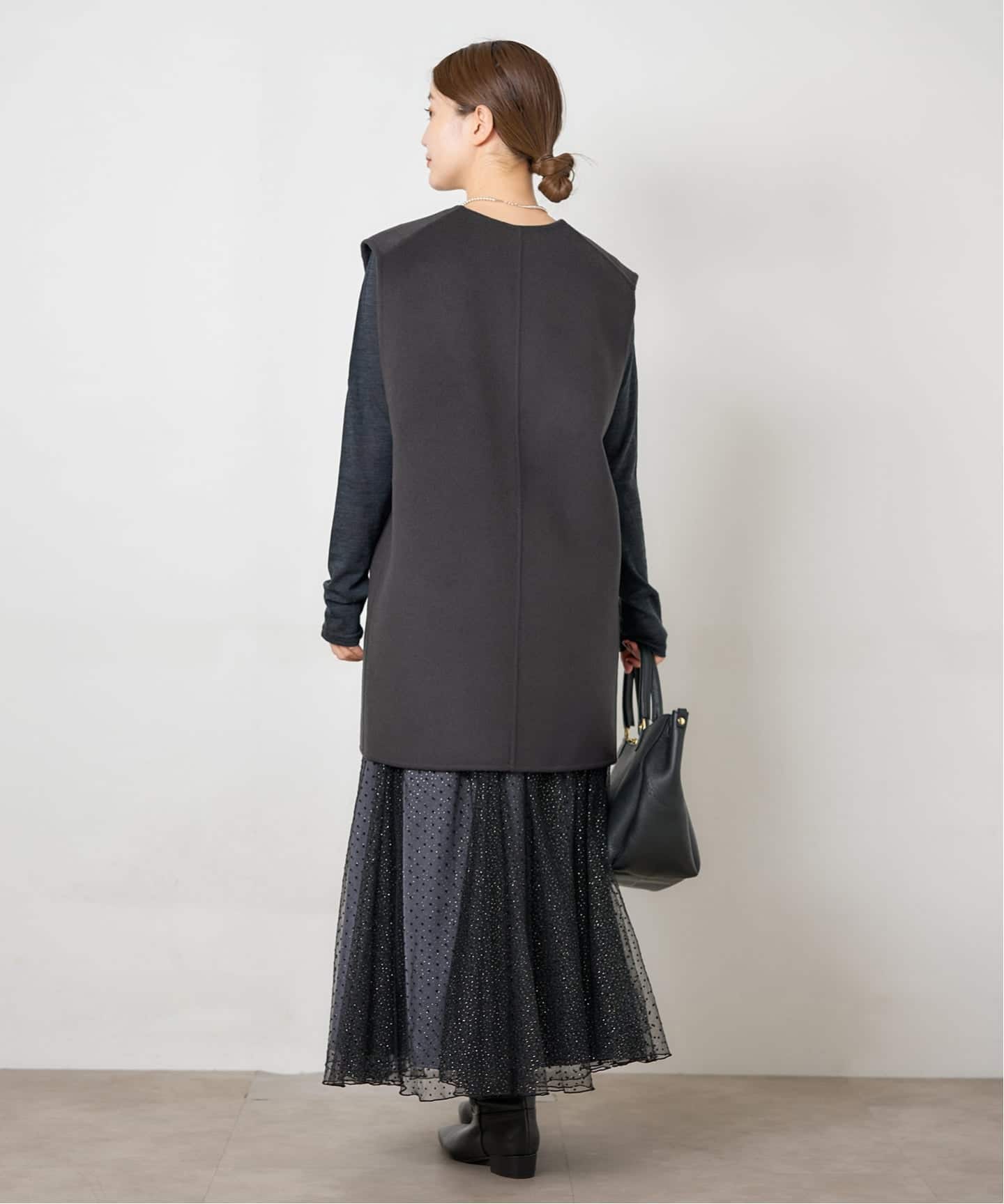 新品未使用 IENA イエナ Wフェイスデザインベスト ロングベスト ジレ