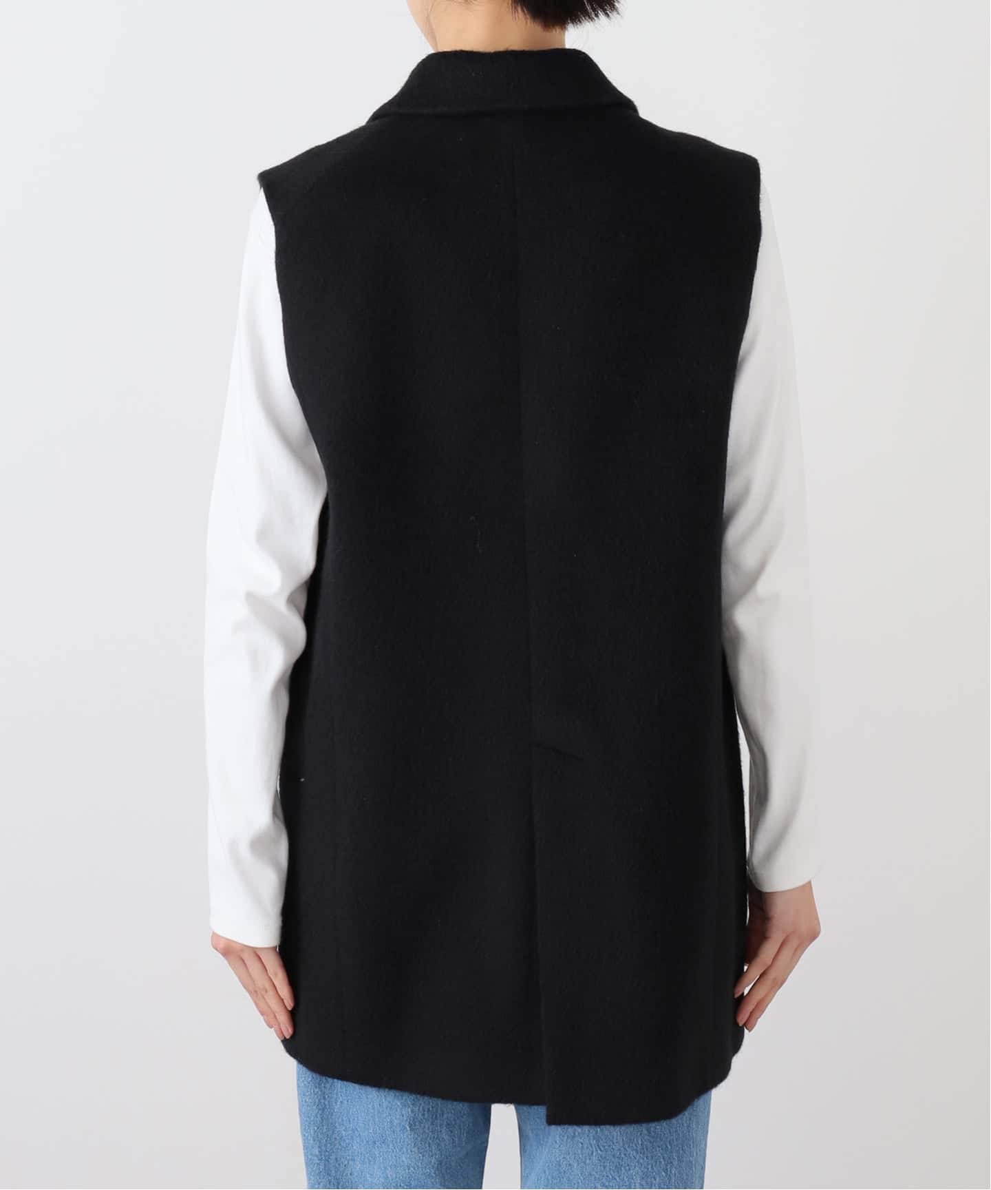 モヘヤ混シャギーテーラードベスト（ジレ）｜IENA（イエナ）の