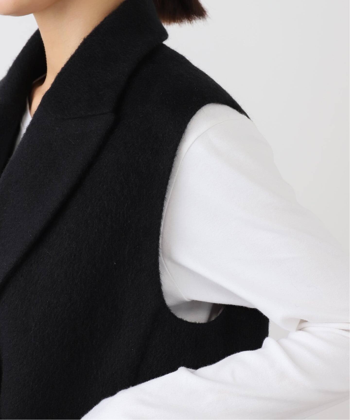 モヘヤ混シャギーテーラードベスト（ジレ）｜IENA（イエナ）の通販