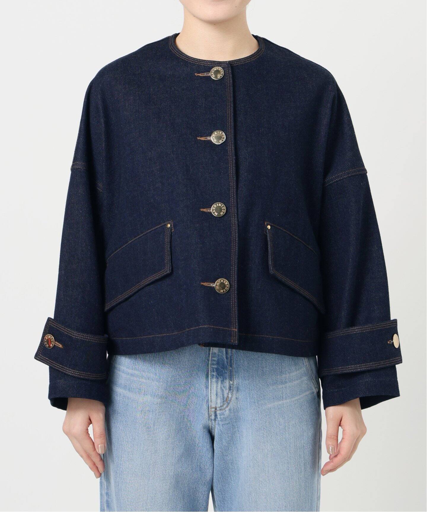 MACKINTOSH/マッキントッシュ HUMBIE NO COLLAR DENIM JK（デニム 