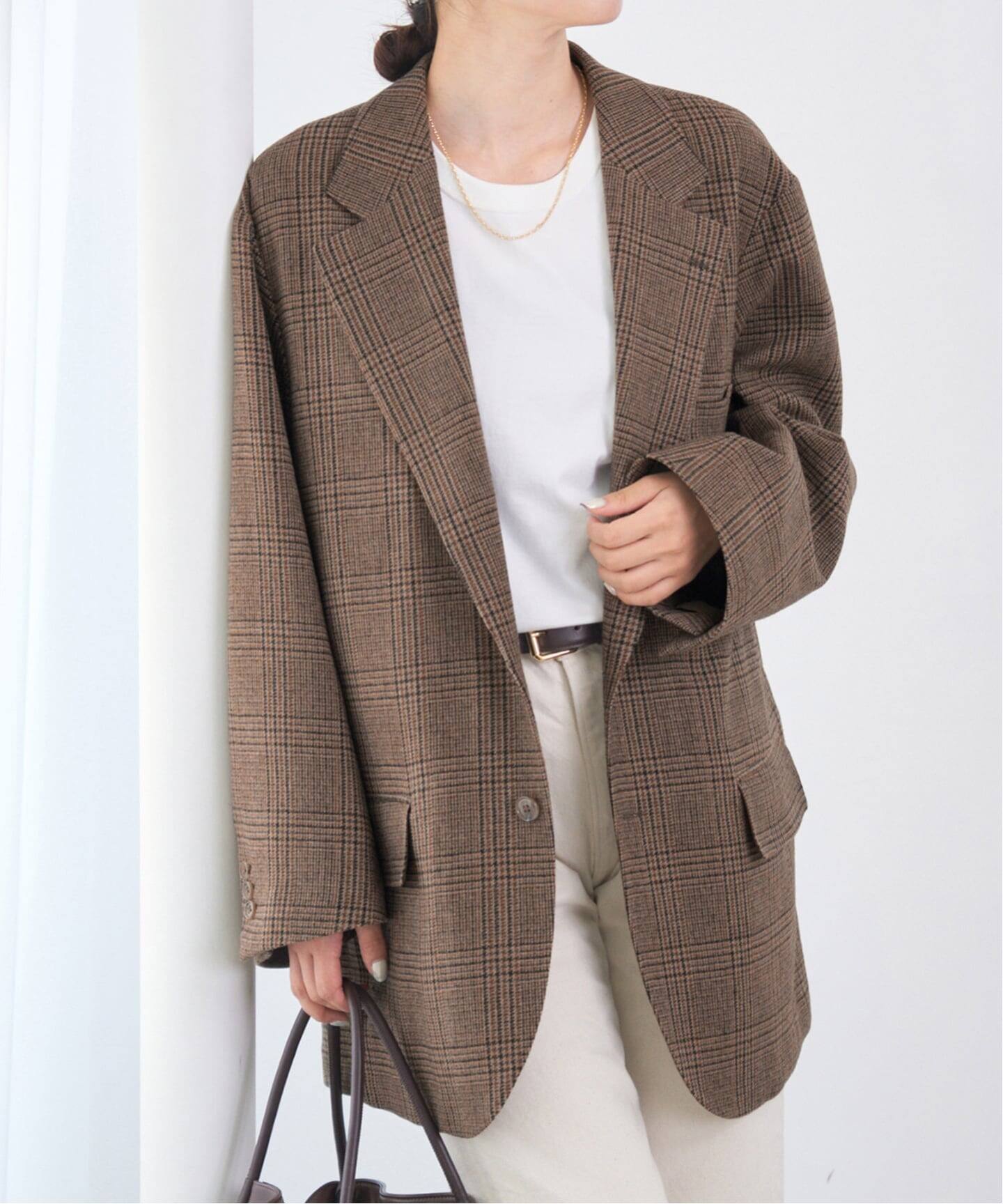 COUTURE D'ADAM/クチュールドアダム BIG JK グレンチェック