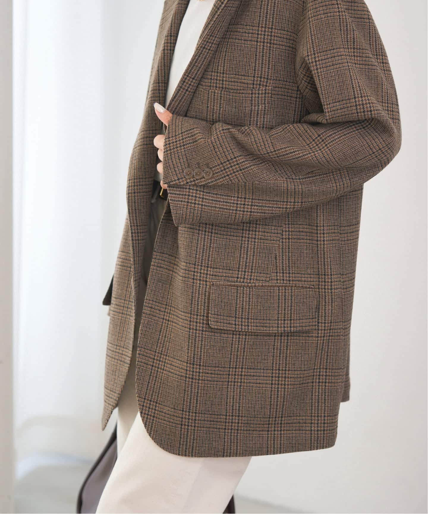 COUTURE D'ADAM/クチュールドアダム BIG JK グレンチェック