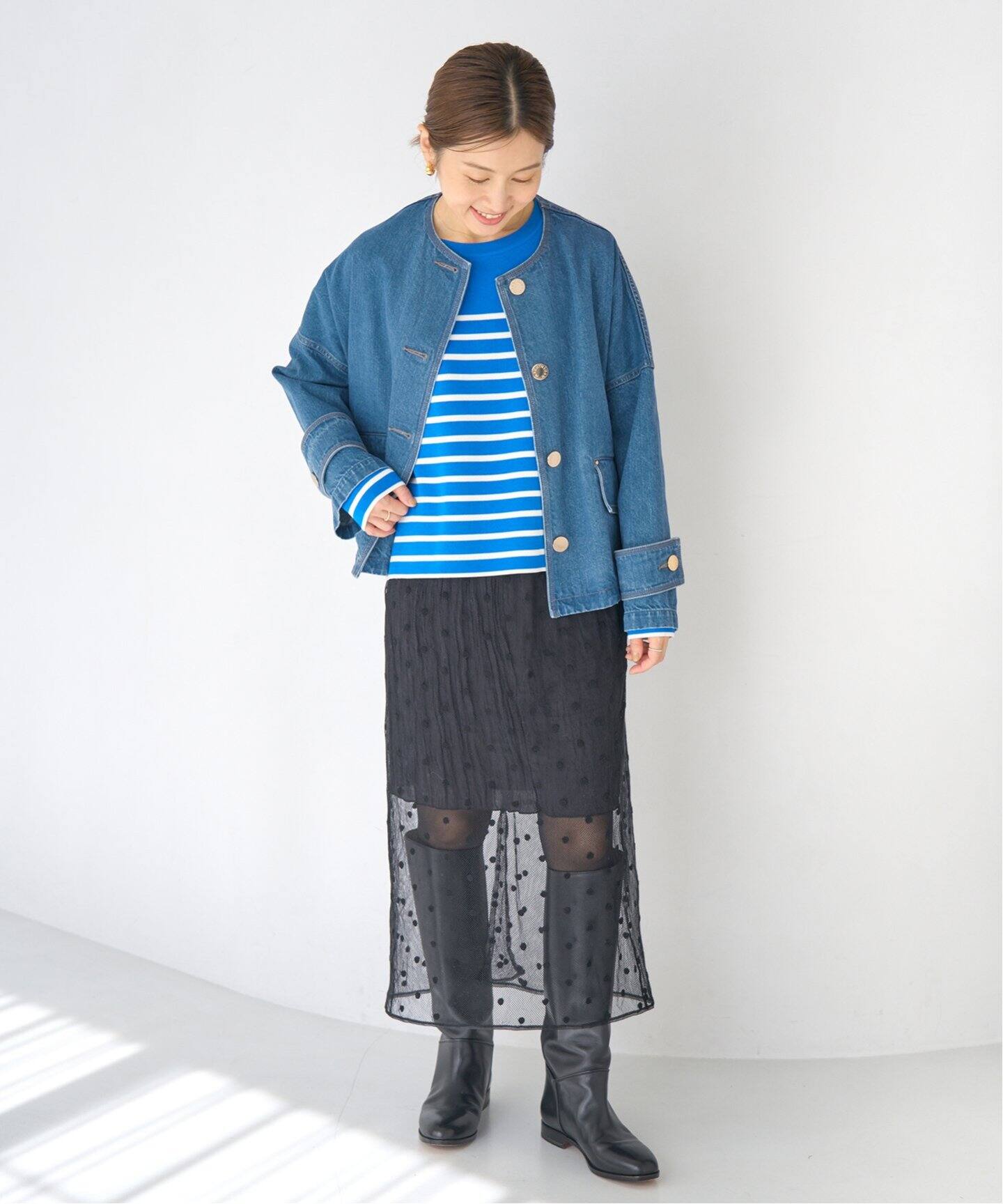 MACKINTOSH/マッキントッシュ HUMBIE NO COLLAR DENIM JK（デニム  