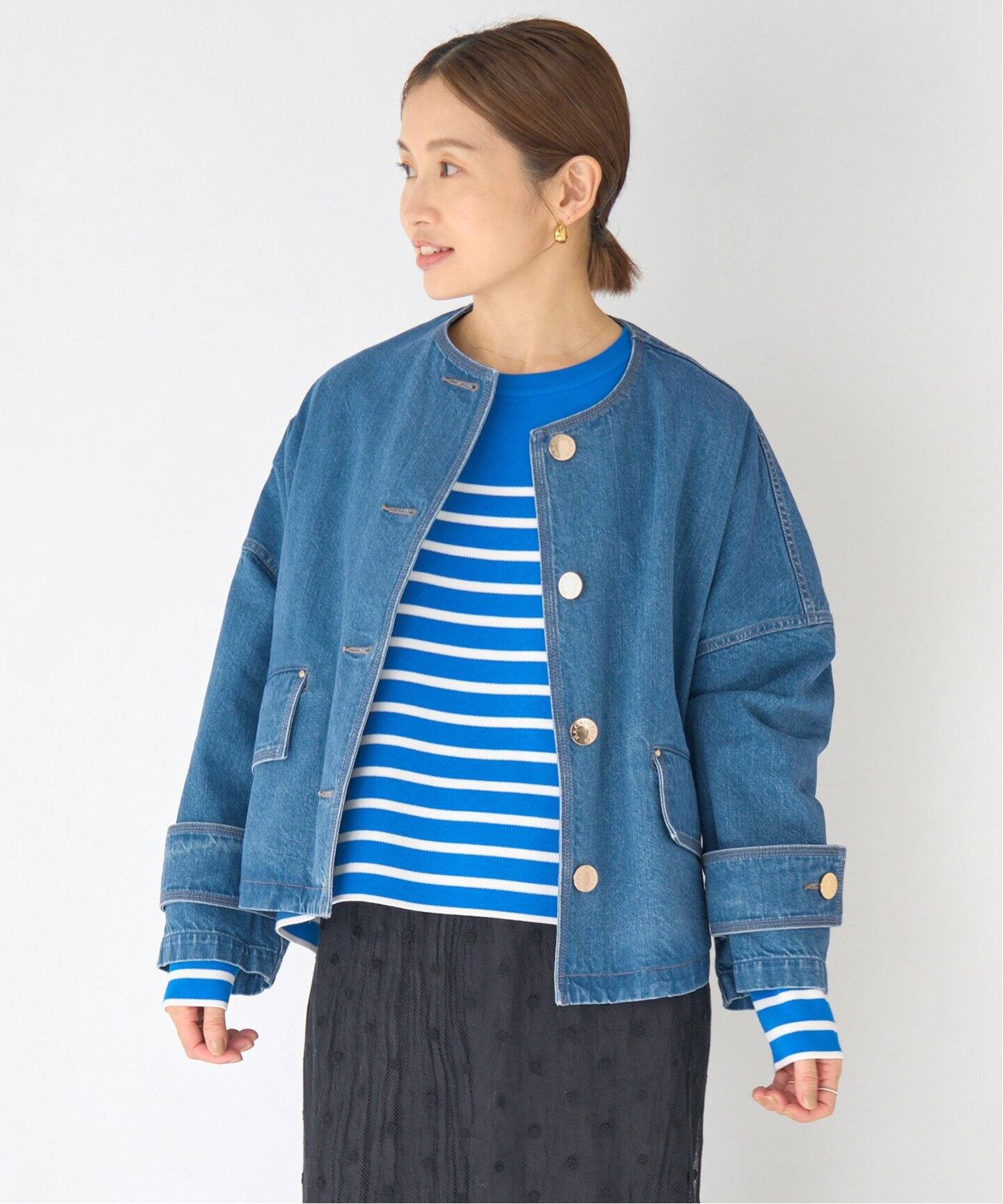 MACKINTOSH/マッキントッシュ HUMBIE NO COLLAR DENIM JK（デニム 