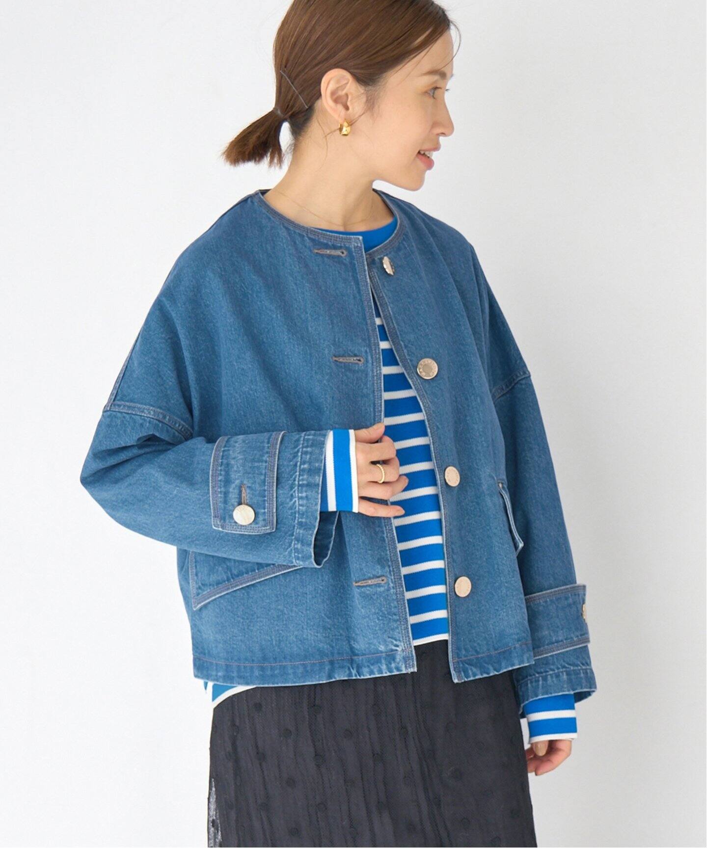 MACKINTOSH/マッキントッシュ HUMBIE NO COLLAR DENIM JK（デニム  