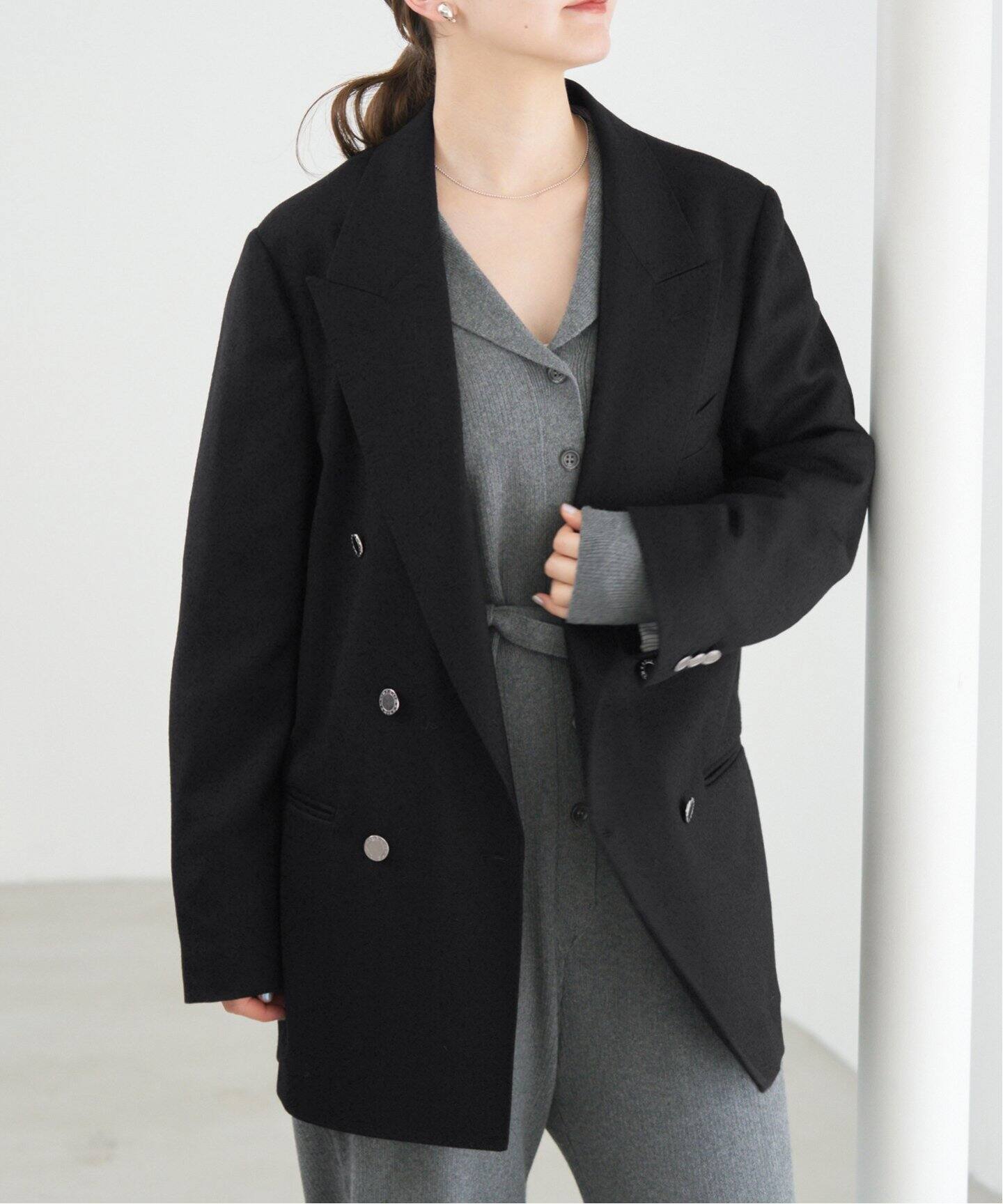 IENA ダックバイオJK COUTURE D'ADAM/クチュールドアダム JK Double（テーラードジャケット