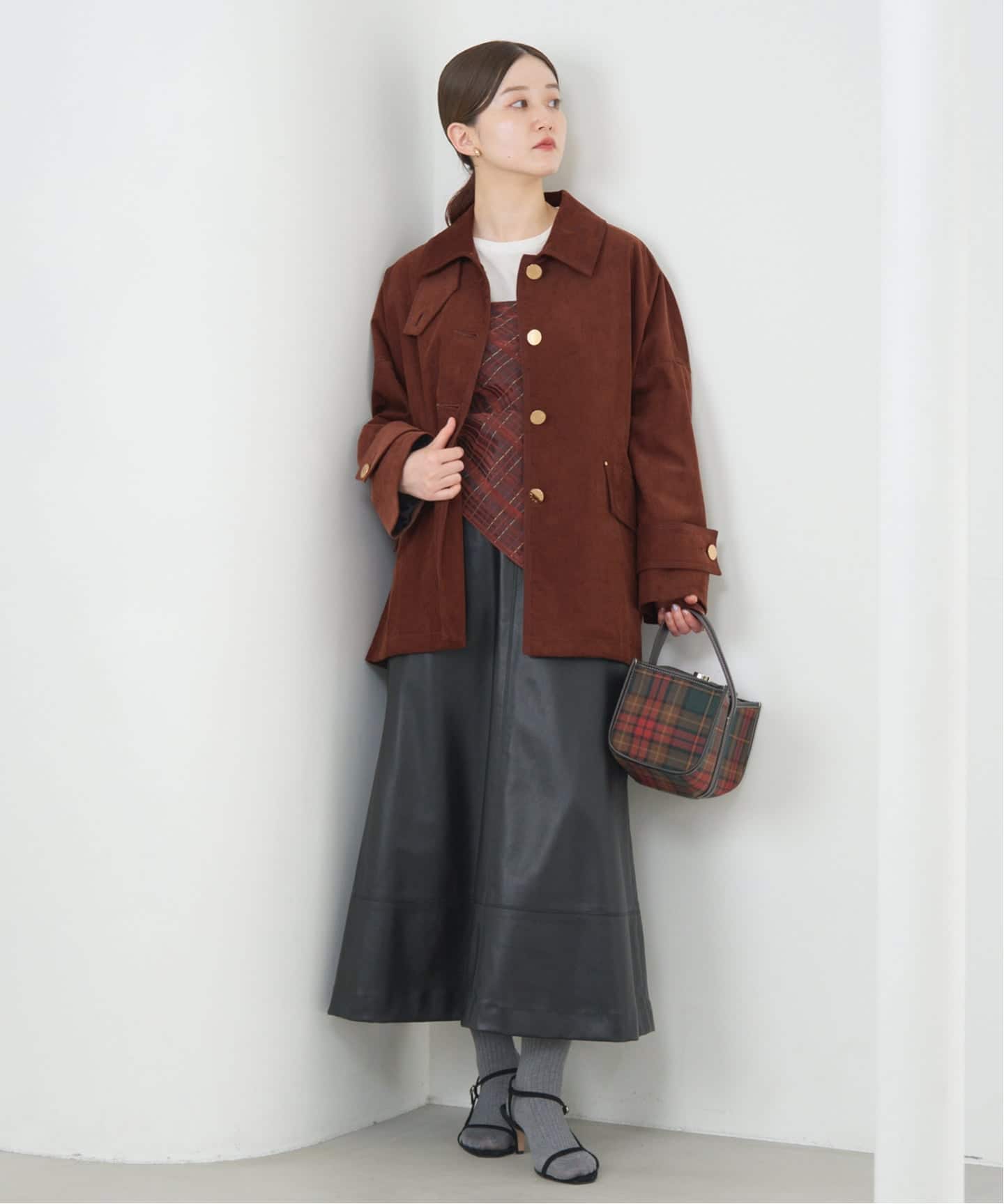 【期間限定特価】マッキントッシュ　ゴム引　コートブラウン コーデュロイ襟 マッキントッシュ(Mackintosh)マッキントッシュ ゴム引き その他