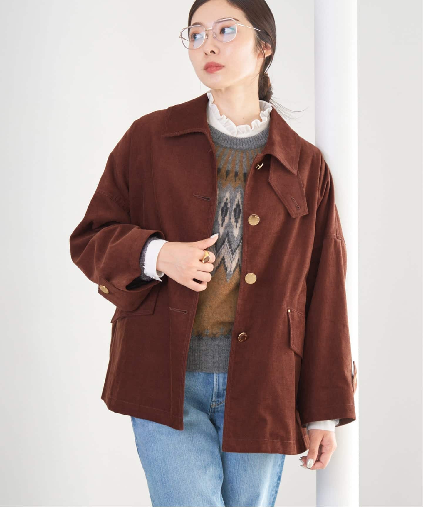 マッキントッシュ　ハンビー　イエナ別注モデル MACKINTOSH/マッキントッシュ 別注 HUMBIE JACKET コーデュロイ