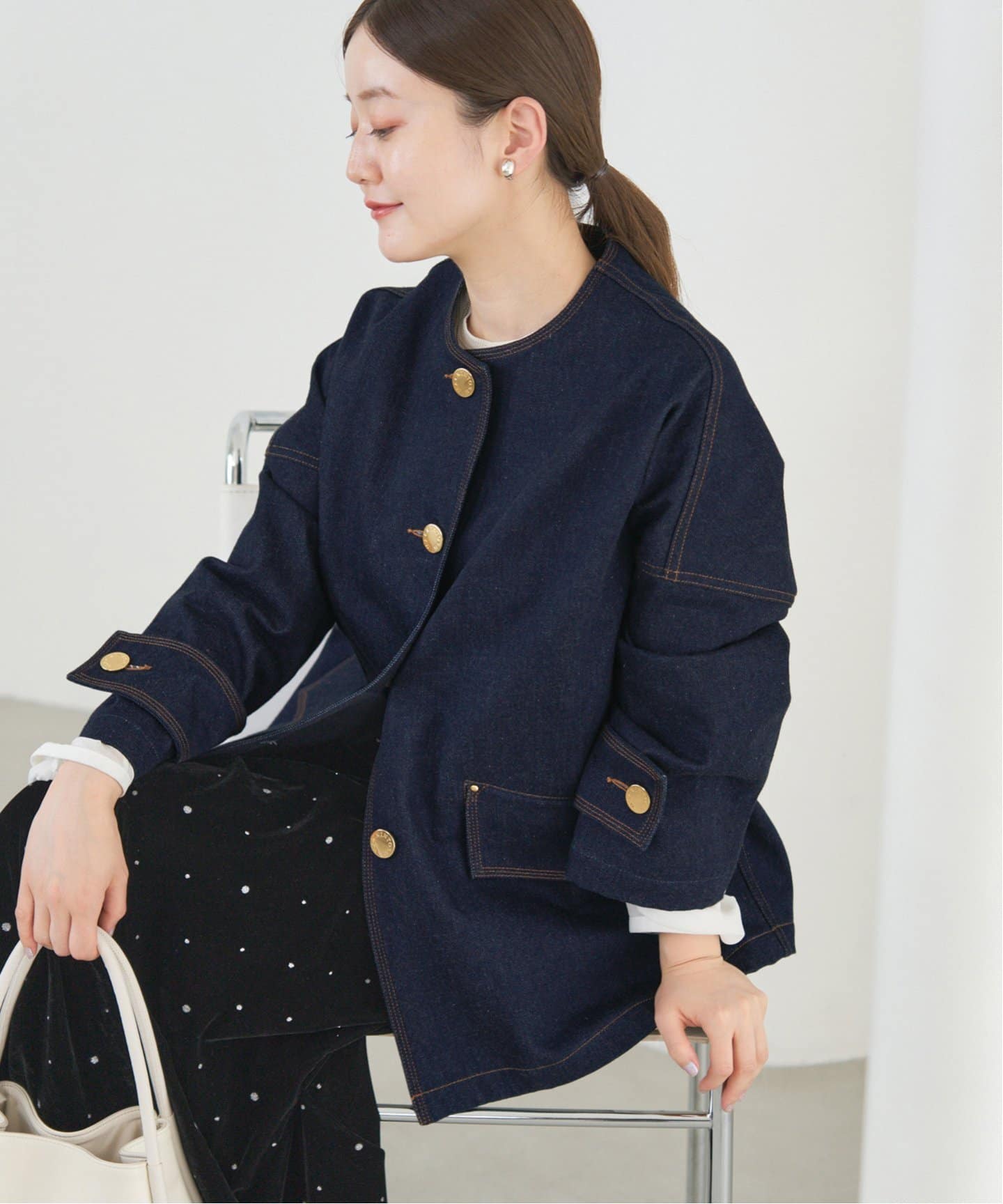 MACKINTOSH マッキントッシュ IENA別注 TRABBOCHジャケット MACKINTOSH/マッキントッシュ 別注 HUMBIE ステンカラーショート