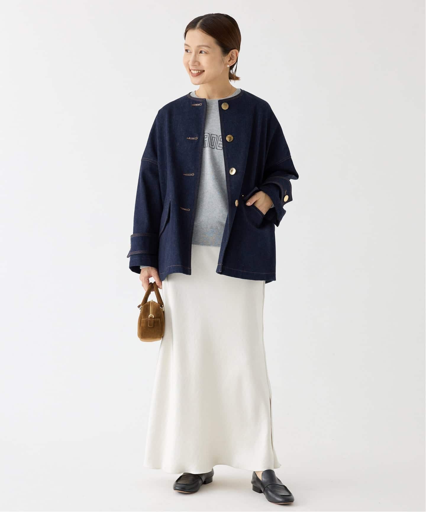 みぃさま専用⭐︎MACKINTOSH for IENA ハンビー ノーカラー MACKINTOSH/マッキントッシュ 別注 HUMBIE DENIM JACKET ノー