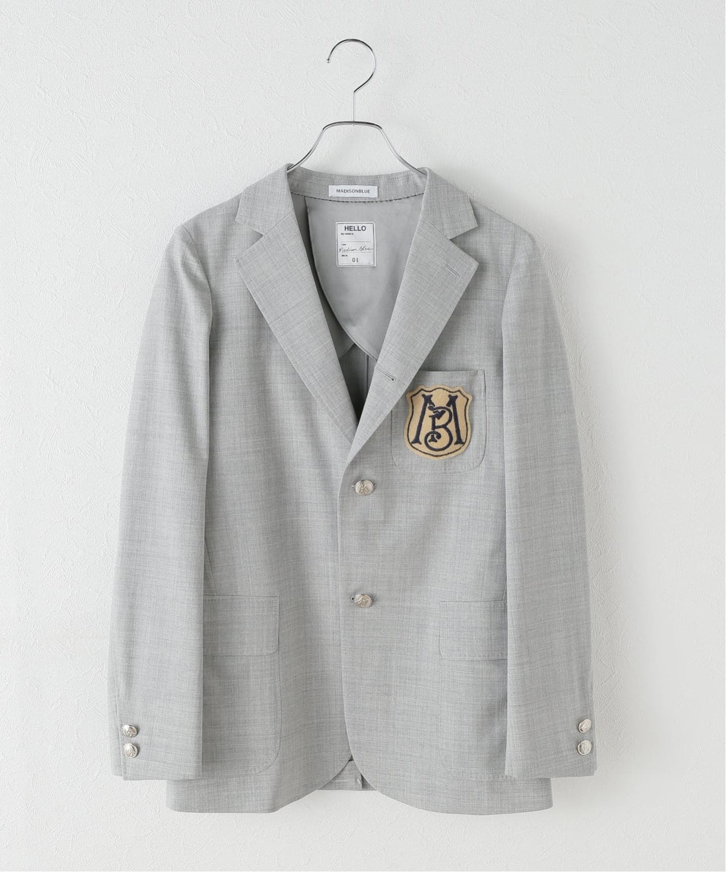 【IENAイエナ】グレージャケット イエナ IENA フラノジャケット （グレー） - ファッション通販