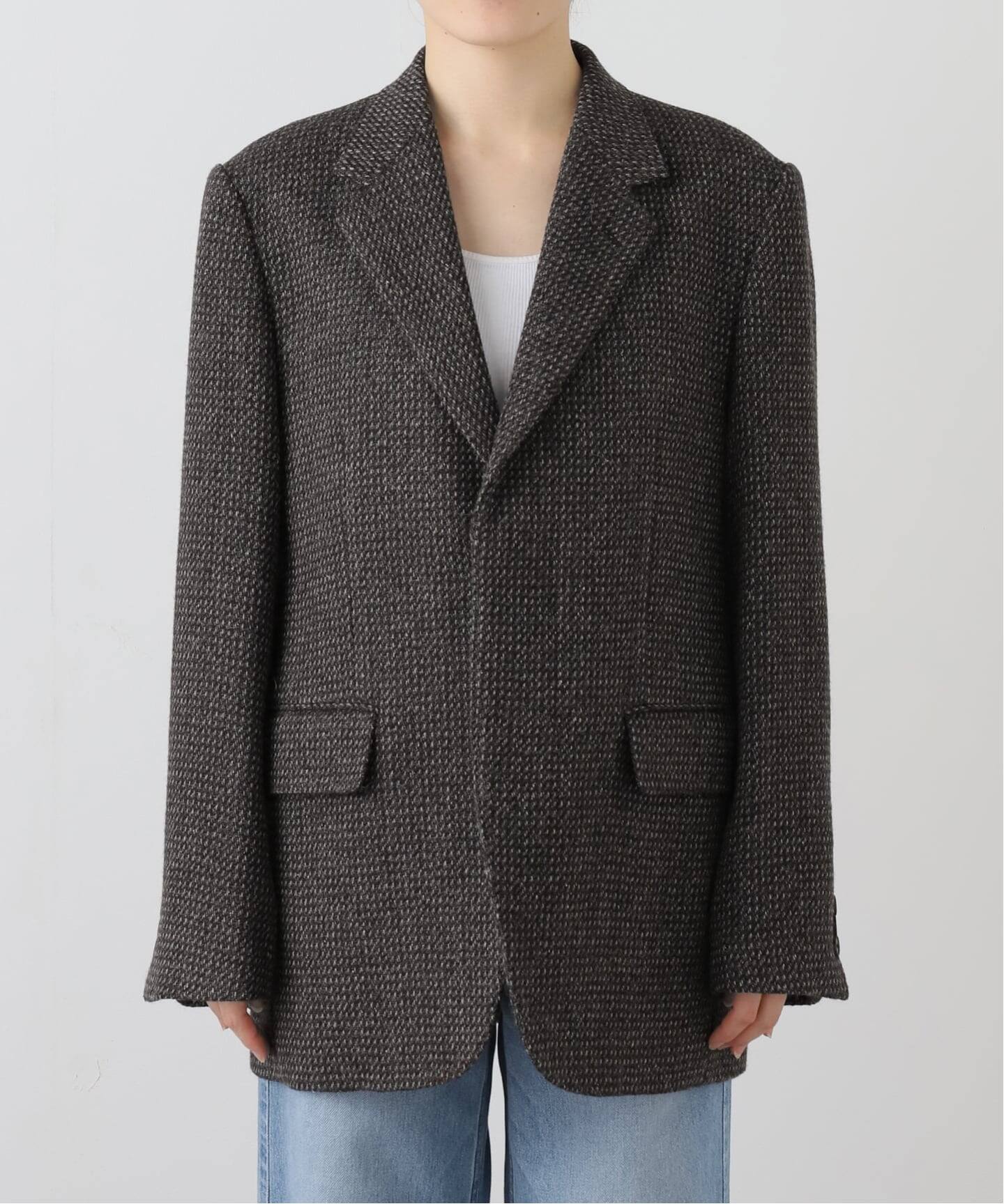 AURALEE オーラリー　テイラードジャケット サイズ5 AURALEE/オーラリー ALPACA TWEED JK A25AJ05LS（テーラードジャケット