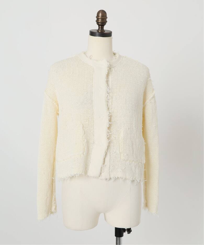 リボンヤーンニット ジャケット（その他ジャケット・スーツ）｜SLOBE  