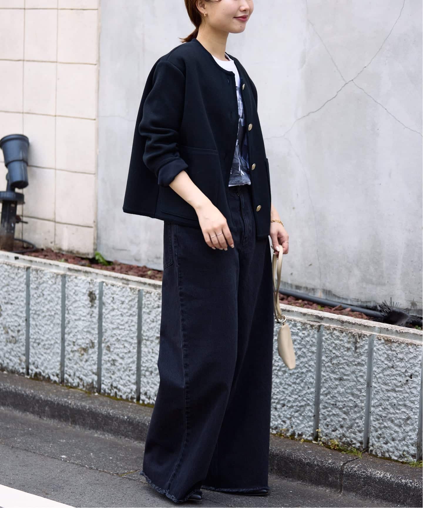 一部WEB・店舗限定カラーあり》ダブルフェイスニットジャケット