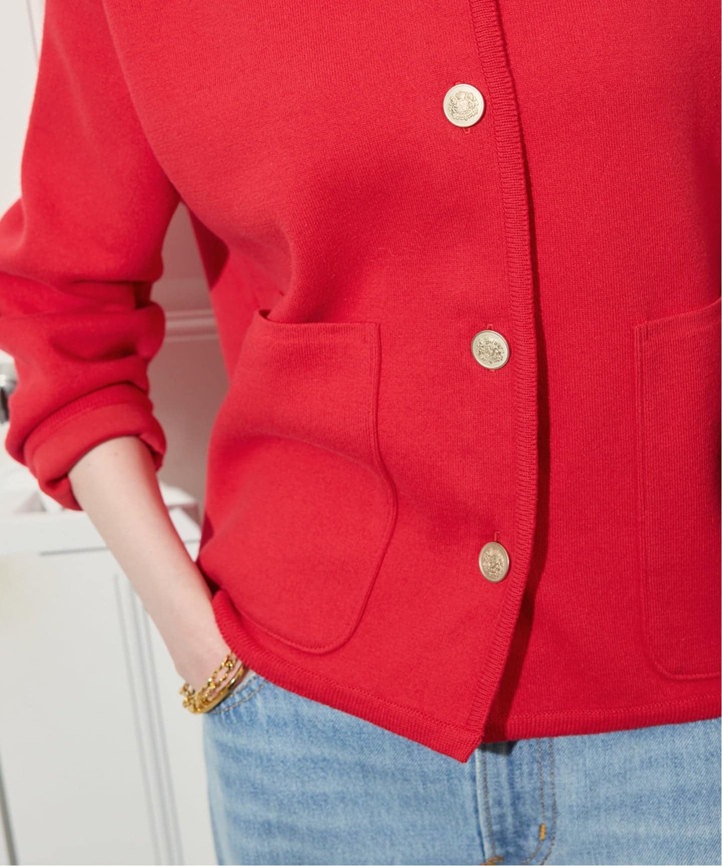 スローブイエナ ダブルフェイスニットブルゾン　新品 スローブイエナ ダブルフェイスニットブルゾン 新品 - メルカリ