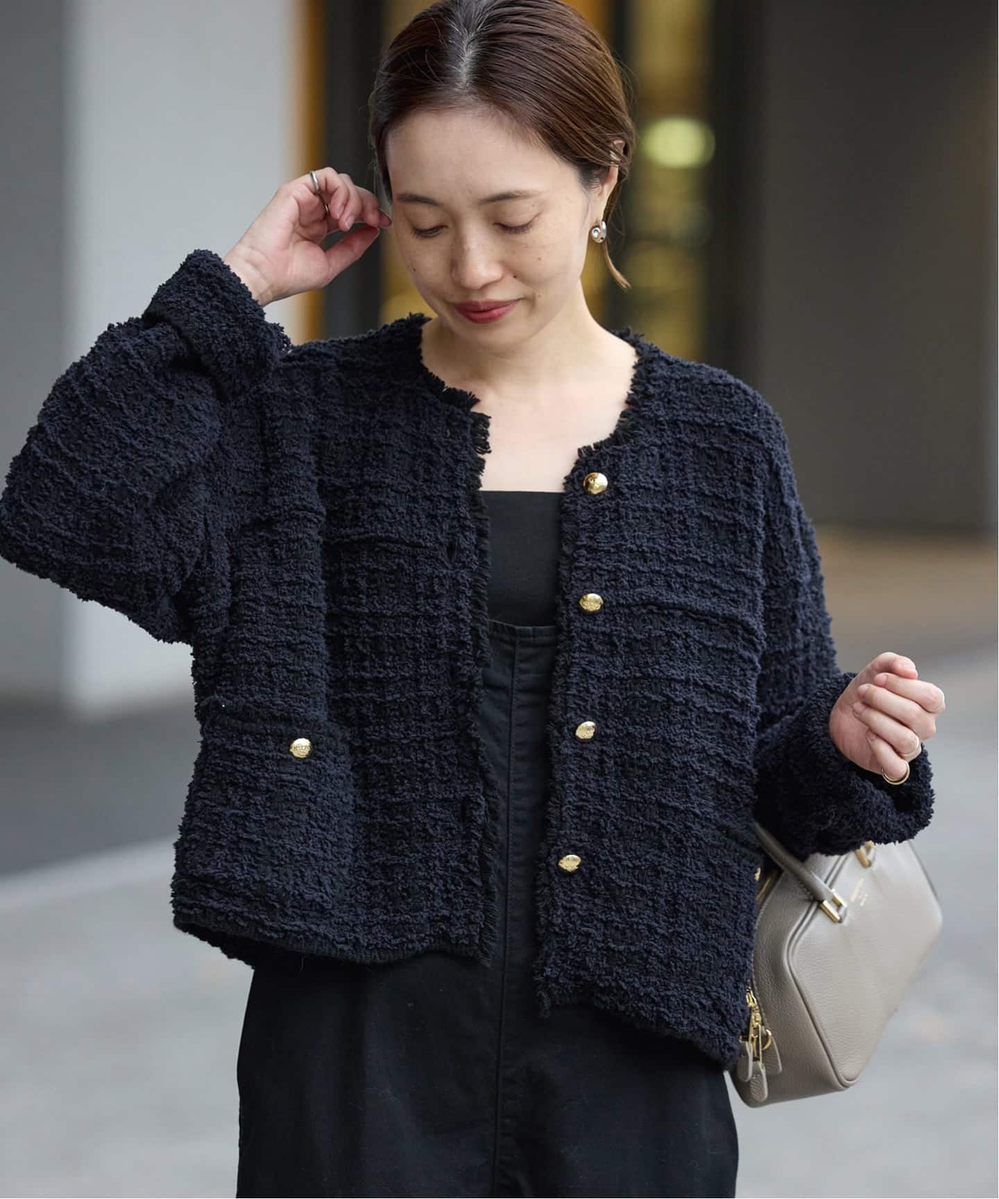 【最終価格】▼スローブイエナ　ニットクルージャケット　カーディガン ニットジャケット（カーディガン）｜SLOBE IENA（スローブ イエナ）の