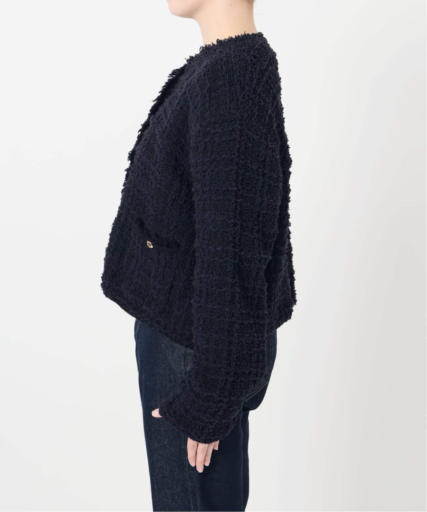 【最終価格】▼スローブイエナ　ニットクルージャケット　カーディガン 今年の1着目はこれ！お気に入りが見つかるニットカタログ｜SLOBE IENA