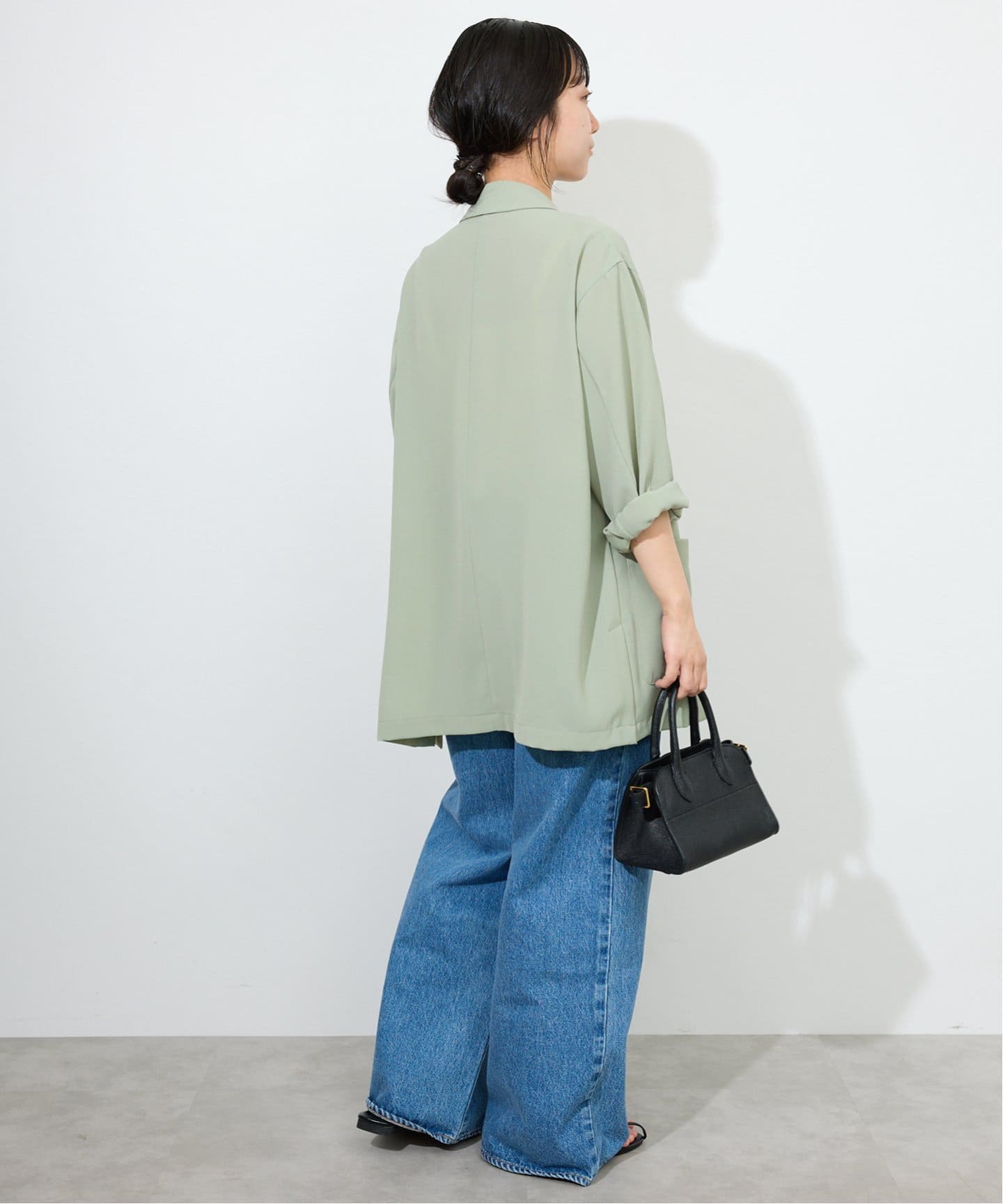 ウォッシャブルシアーポリオーバージャケット（その他ジャケット