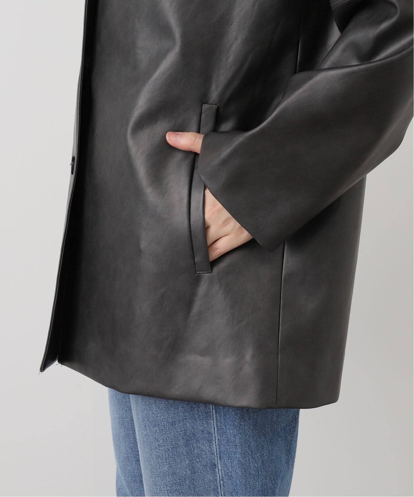 フェイクレザージャケット（その他ジャケット・スーツ）｜SLOBE