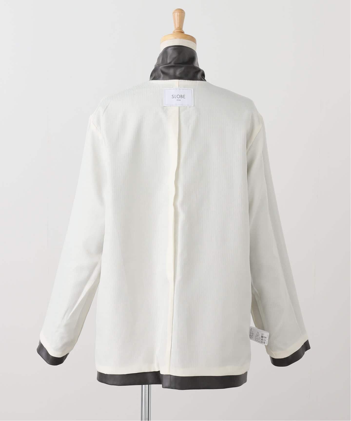 スローブイエナフェイクレザージャケット フェイクレザージャケット（その他アウター）｜SLOBE IENA