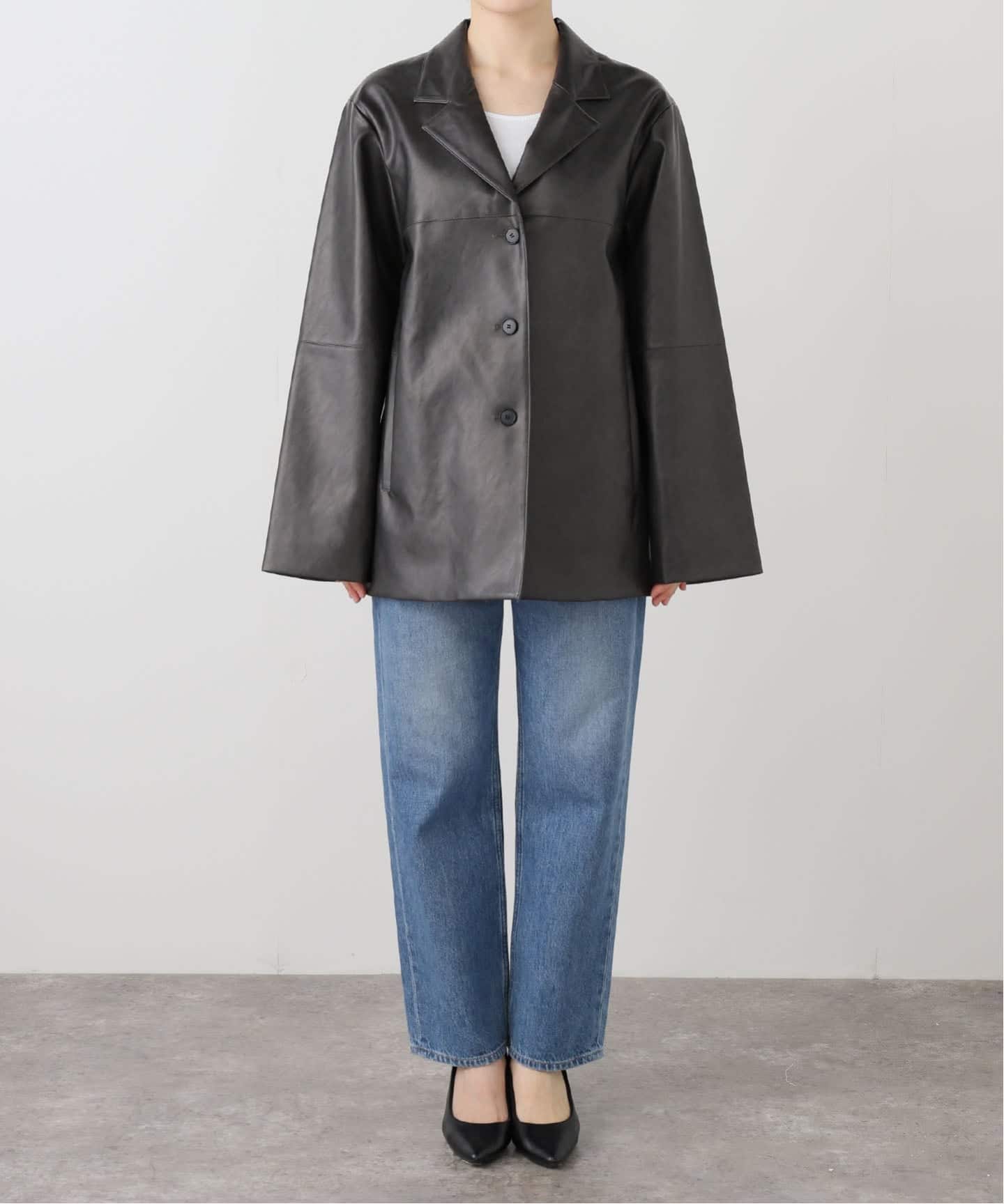 フェイクレザージャケット（その他ジャケット・スーツ）｜SLOBE IENA