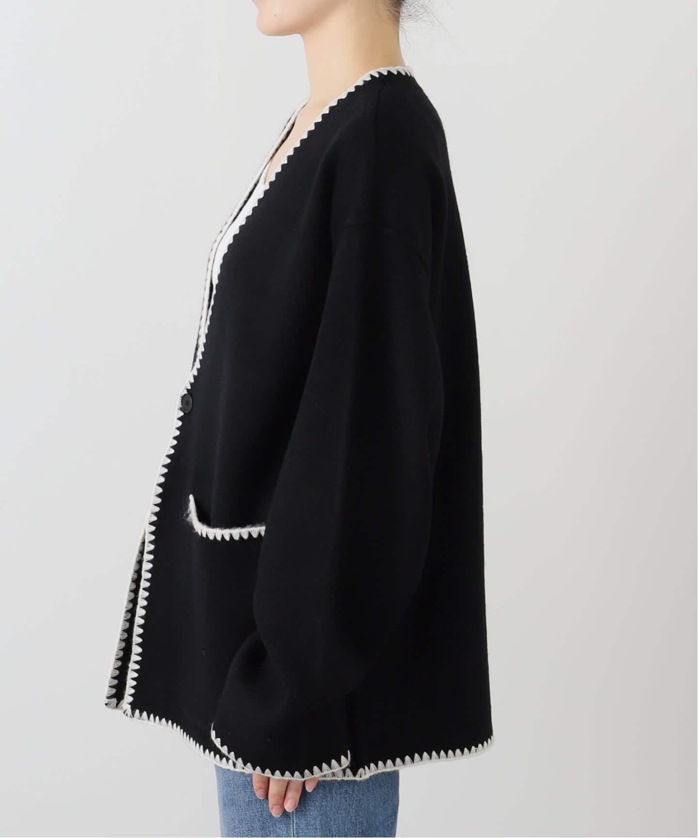 ブランケットステッチニットジャケット（その他ジャケット・スーツ